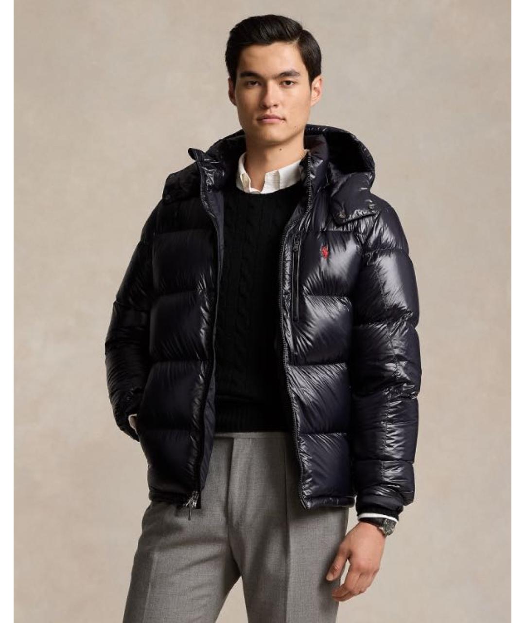 POLO RALPH LAUREN Черный пуховик, фото 2