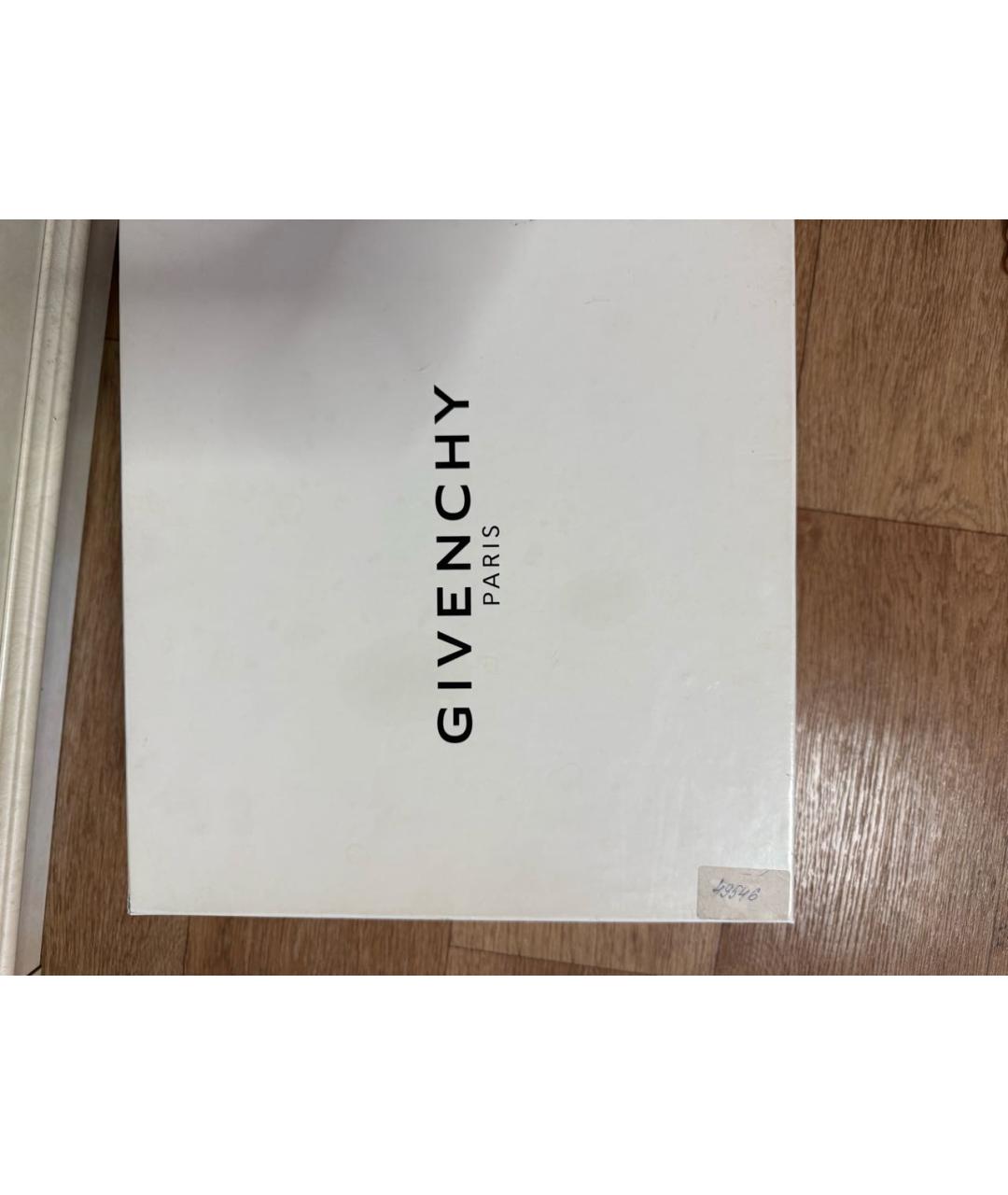 GIVENCHY Белые кожаные полусапоги, фото 2