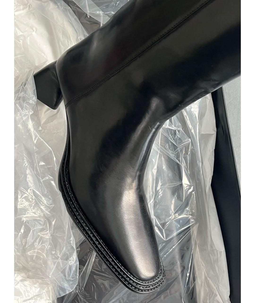 ALEXANDER WANG Черные кожаные сапоги, фото 5