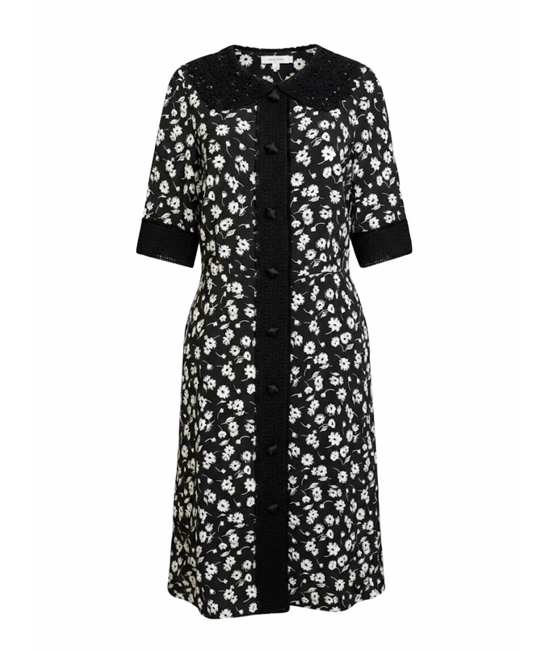 DOLCE&GABBANA Черное вискозное повседневное платье, фото 1