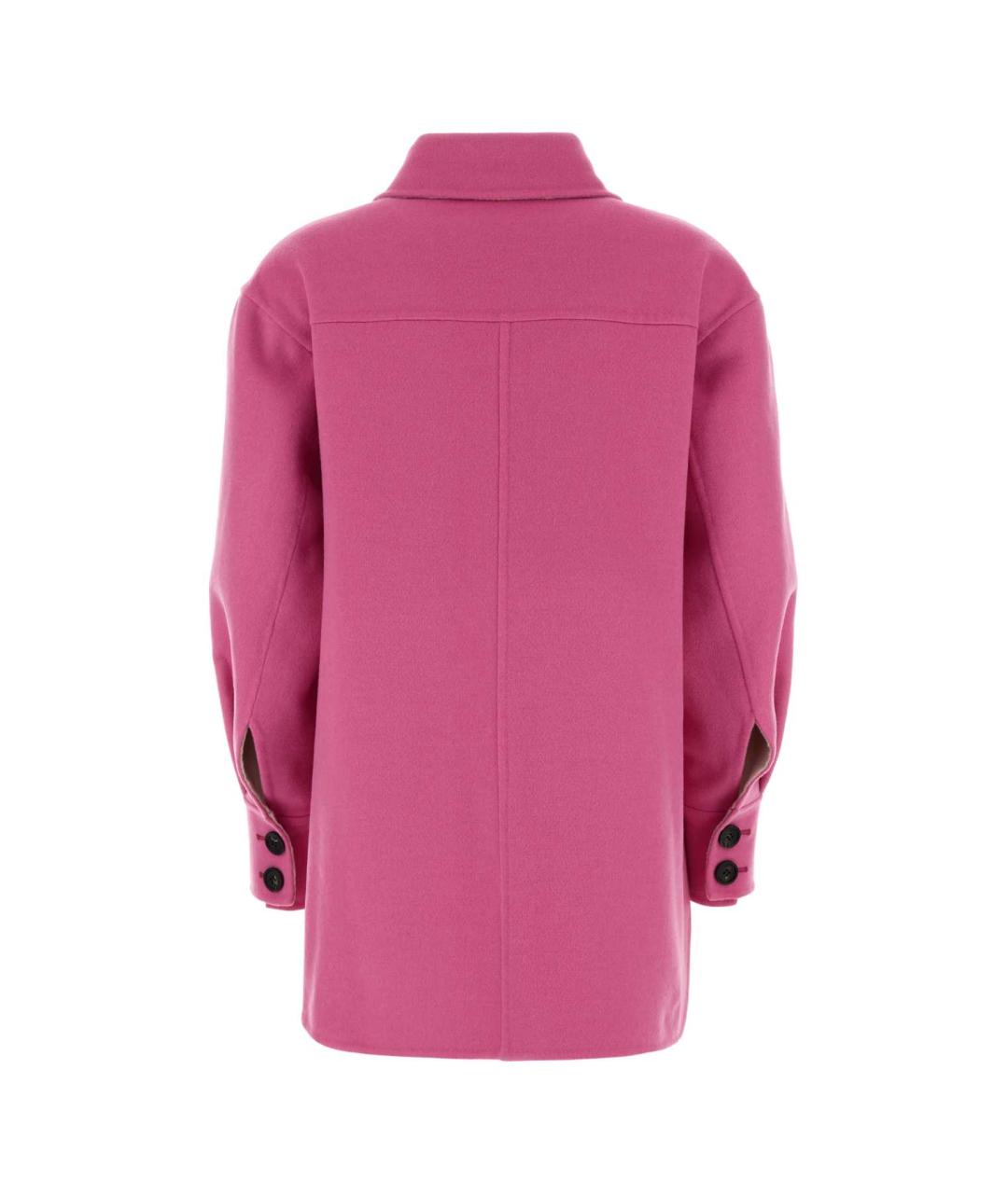 AFTERCOAT Розовая шерстяная куртка, фото 2