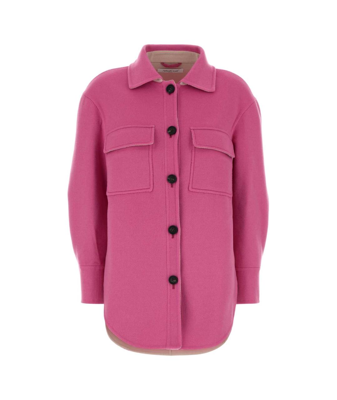 AFTERCOAT Розовая шерстяная куртка, фото 1