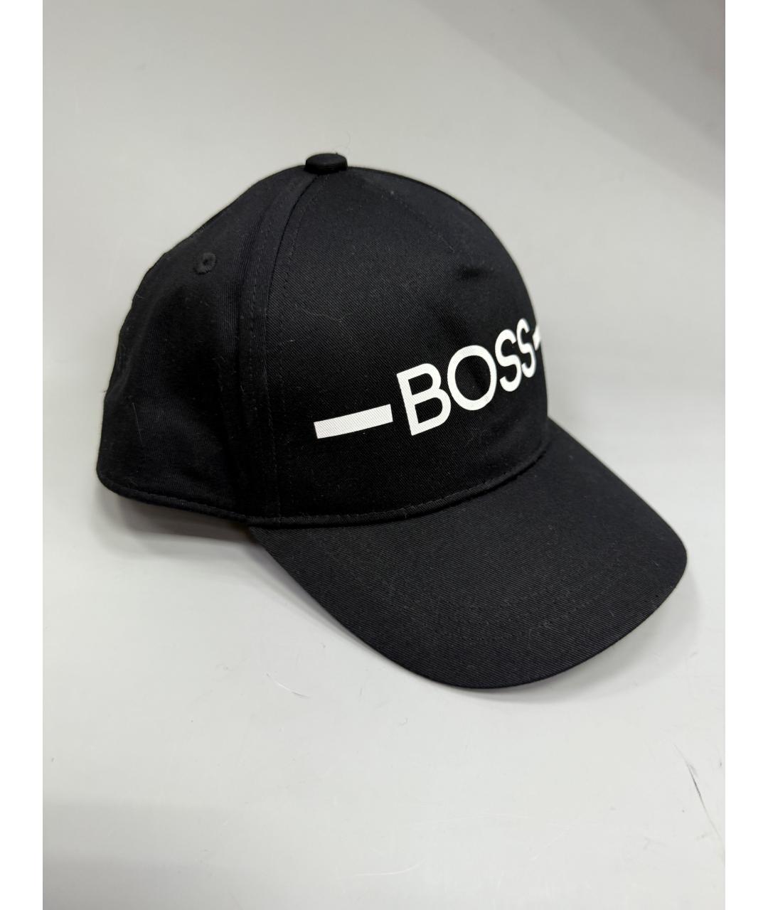 HUGO BOSS Черная хлопковая кепка/бейсболка, фото 2