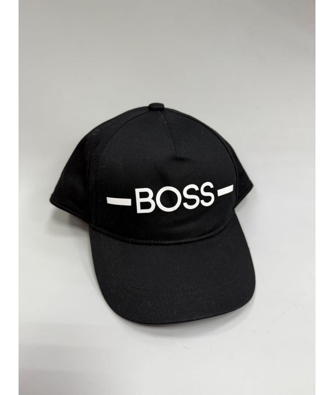 HUGO BOSS Черная хлопковая кепка/бейсболка, фото 8