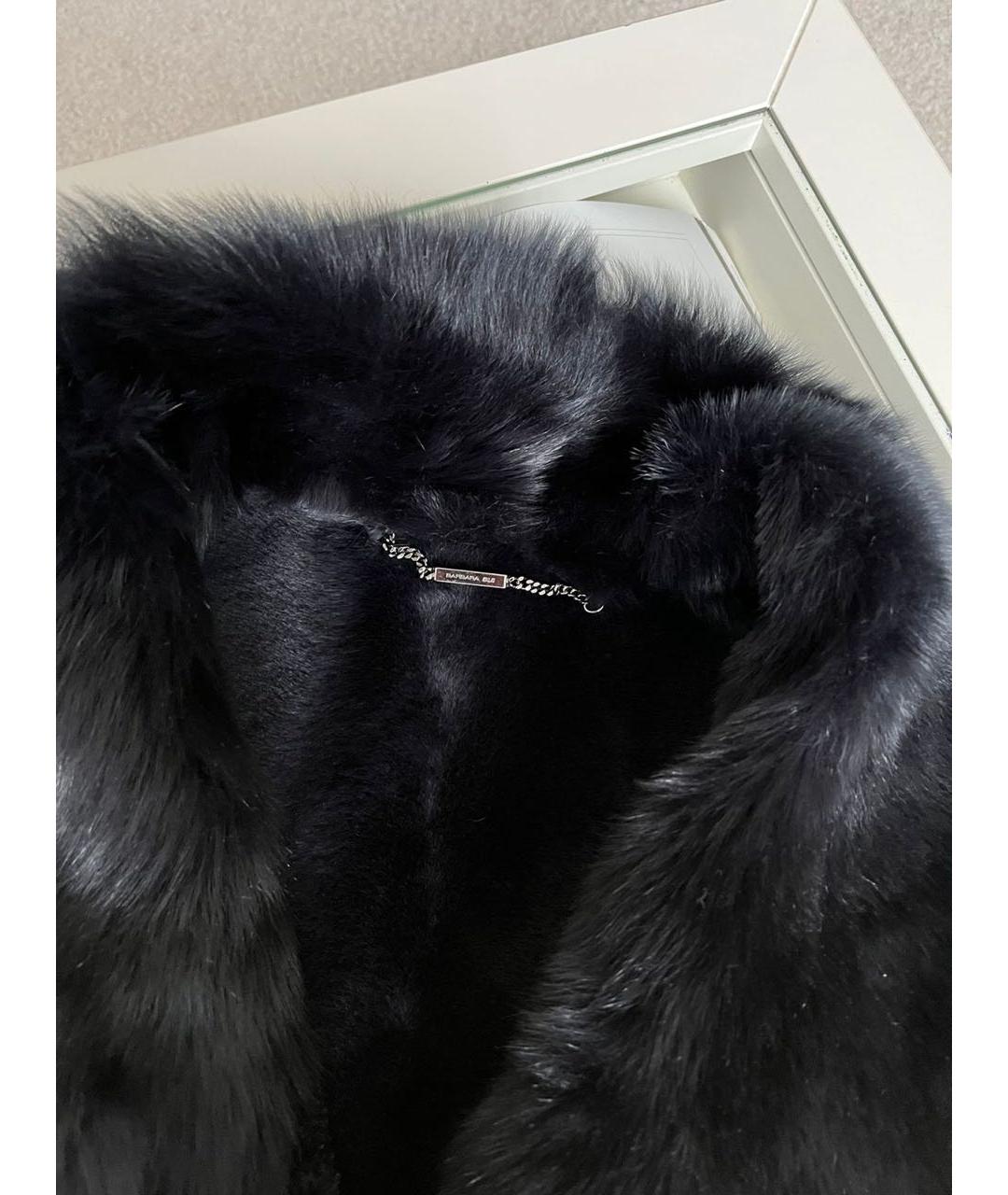BARBARA BUI Черное замшевое пальто, фото 6