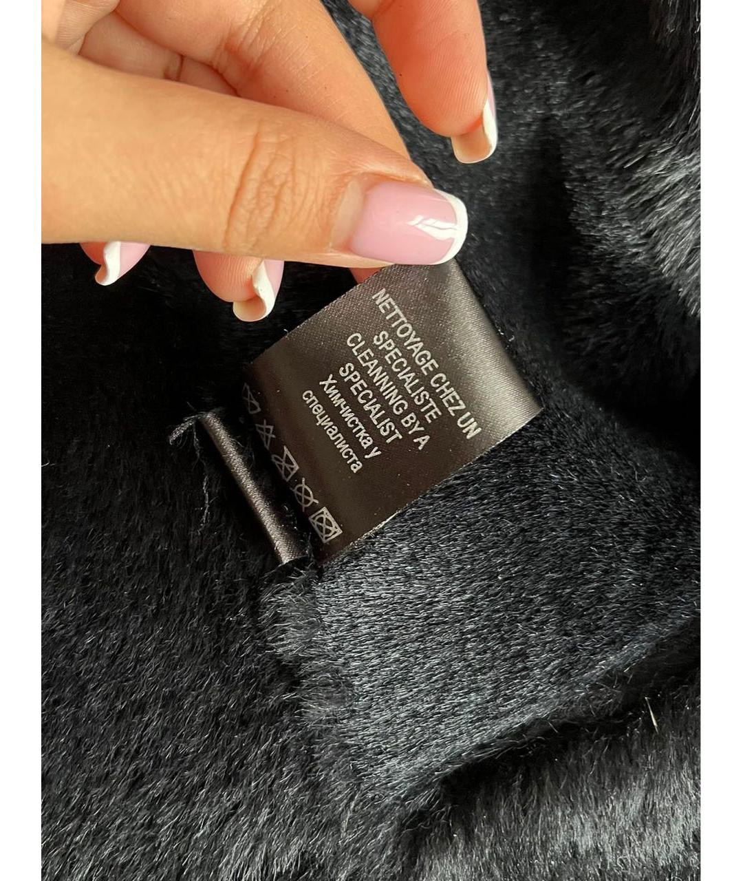 BARBARA BUI Черное замшевое пальто, фото 7