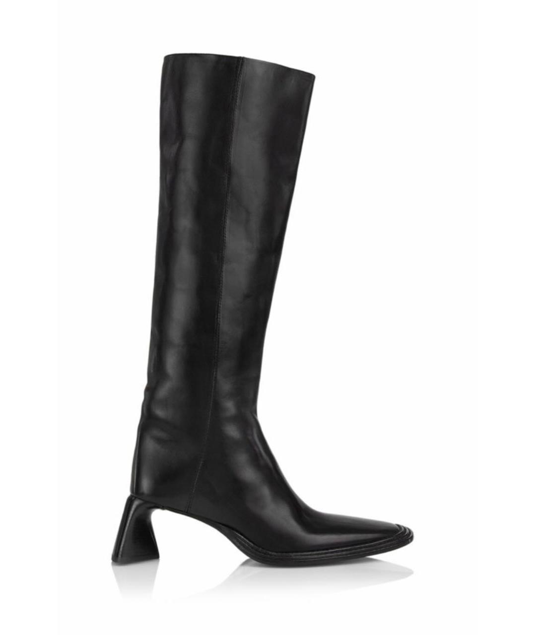 ALEXANDER WANG Черные кожаные сапоги, фото 9