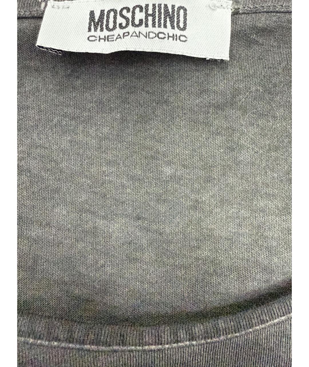 MOSCHINO Хлопковая футболка, фото 3