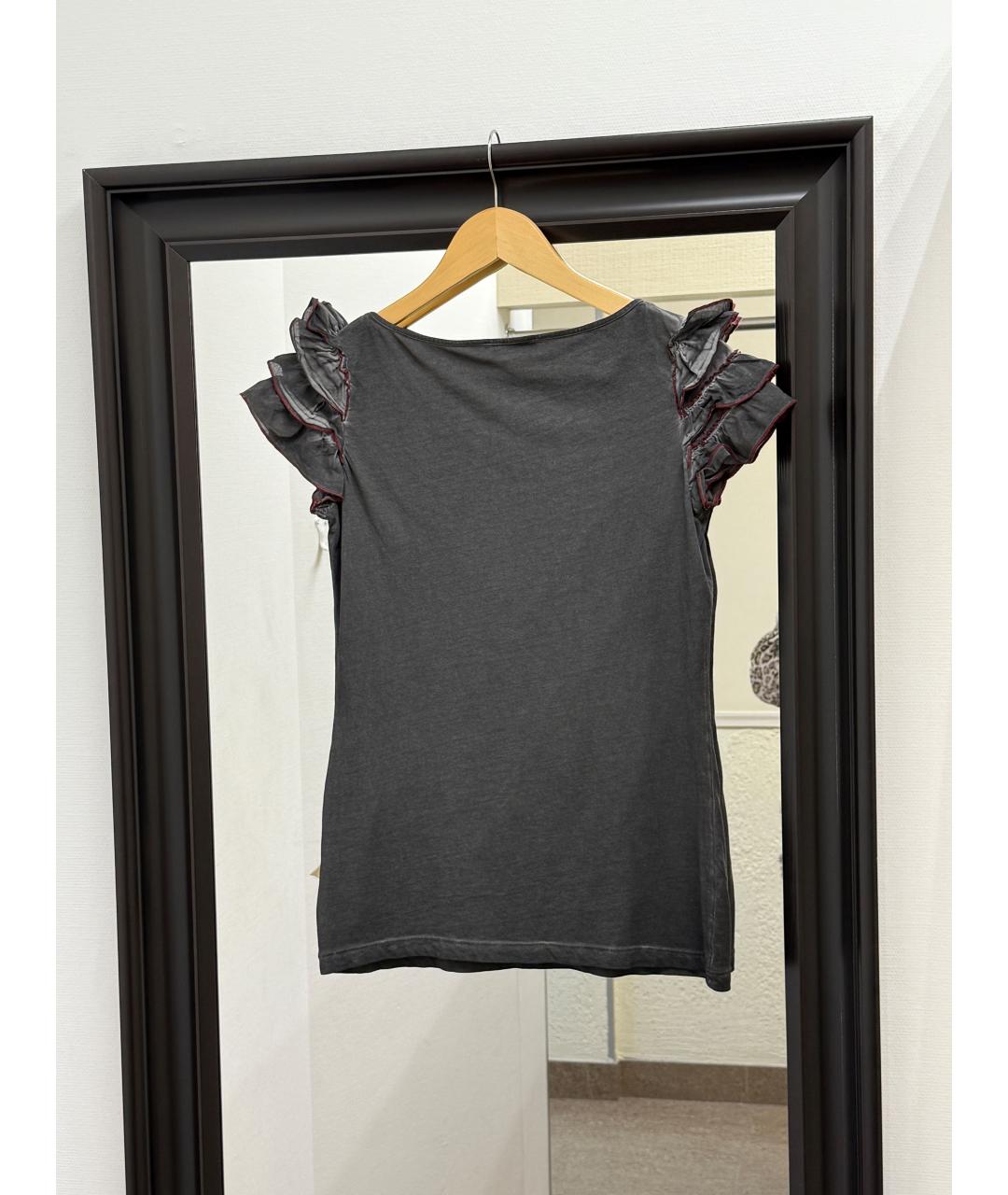 MOSCHINO Хлопковая футболка, фото 2