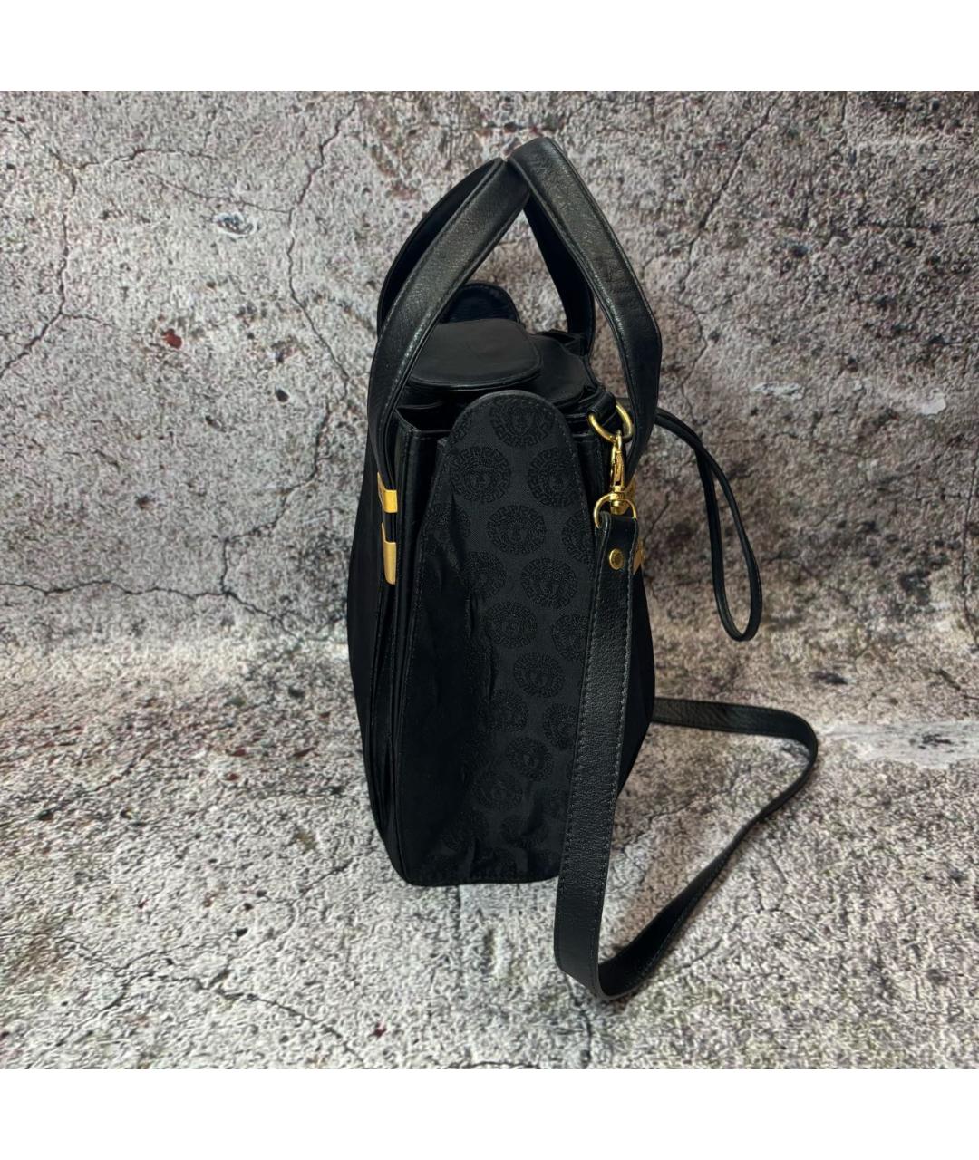 VERSACE Черная замшевая сумка через плечо, фото 5