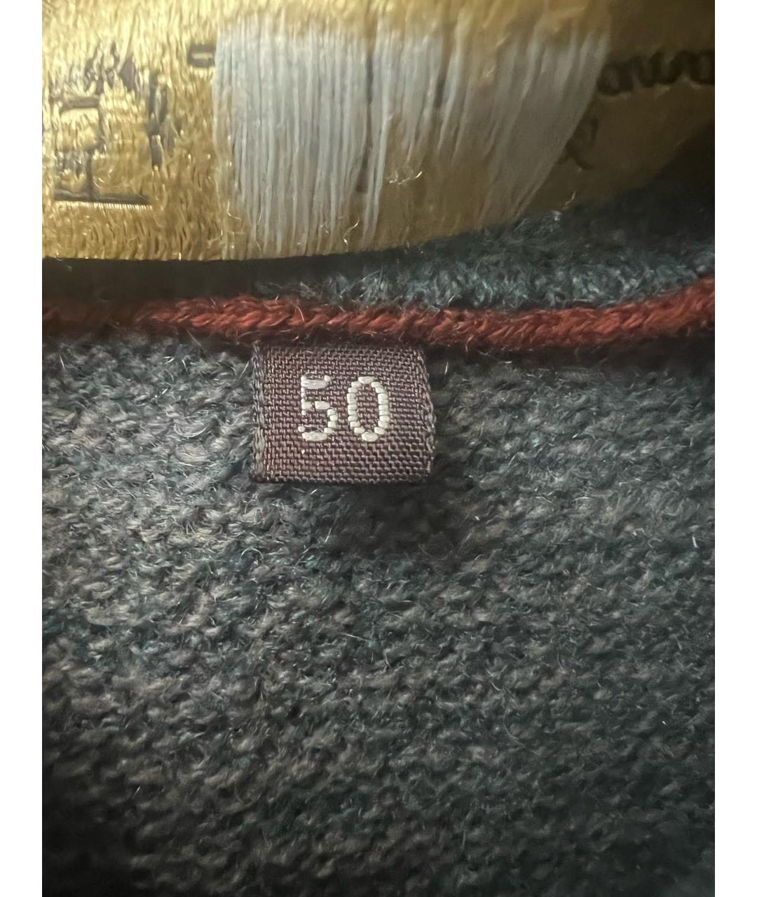 LORO PIANA Серый кашемировый джемпер / свитер, фото 7