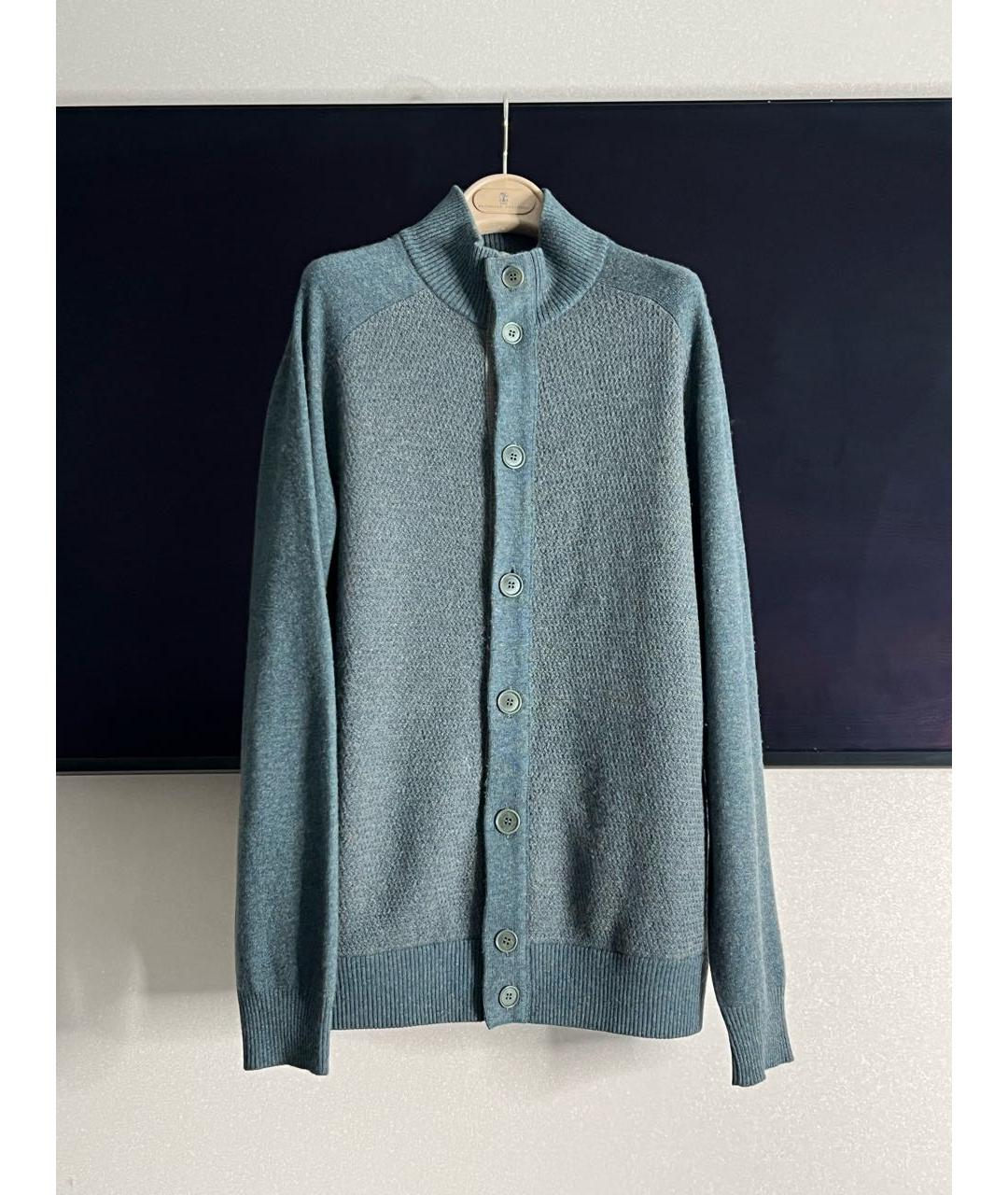 LORO PIANA Серый кашемировый джемпер / свитер, фото 8