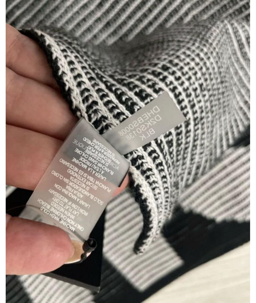 DKNY Черный шарф, фото 4