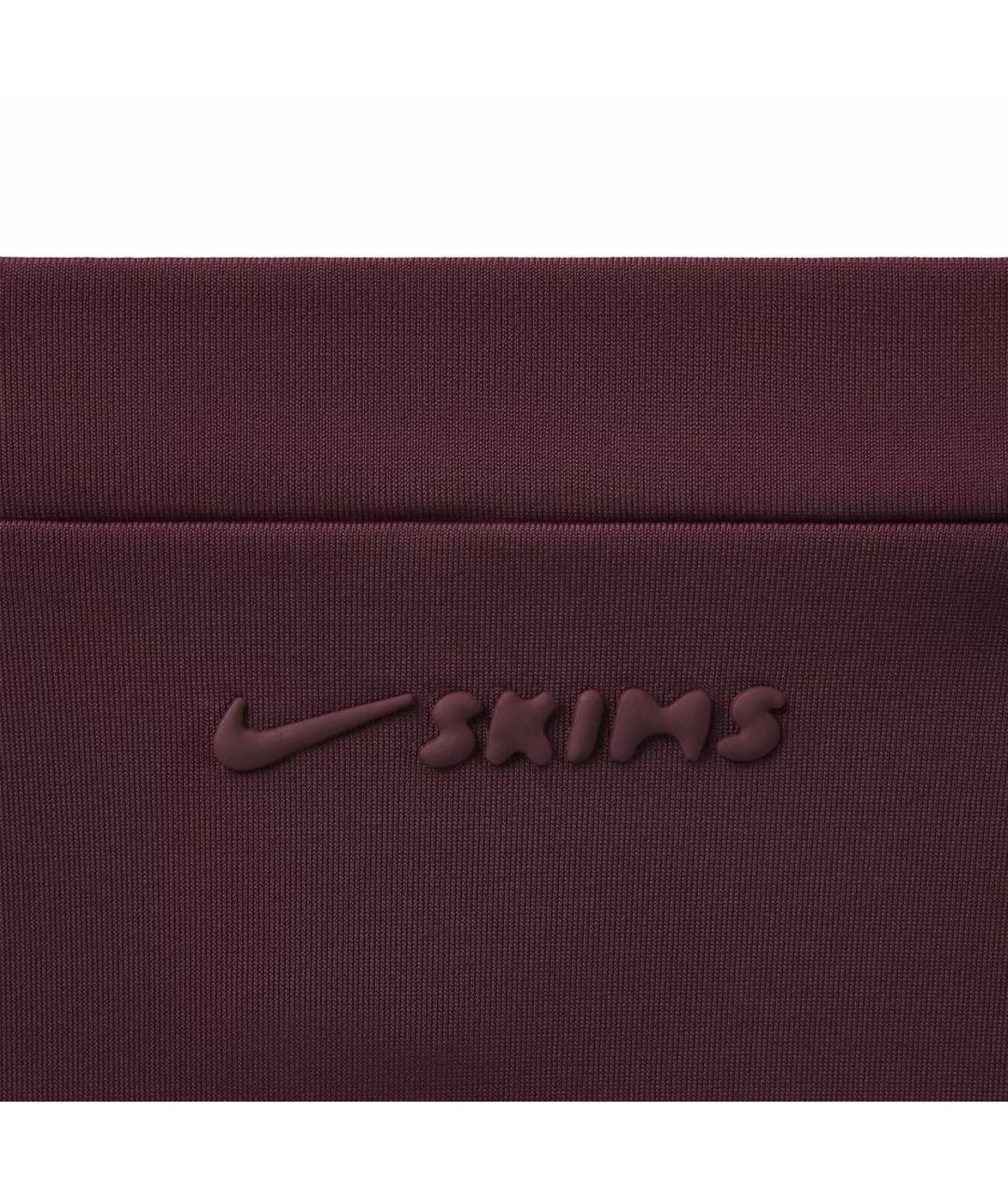 SKIMS Бордовая полиамидовая майка, фото 5