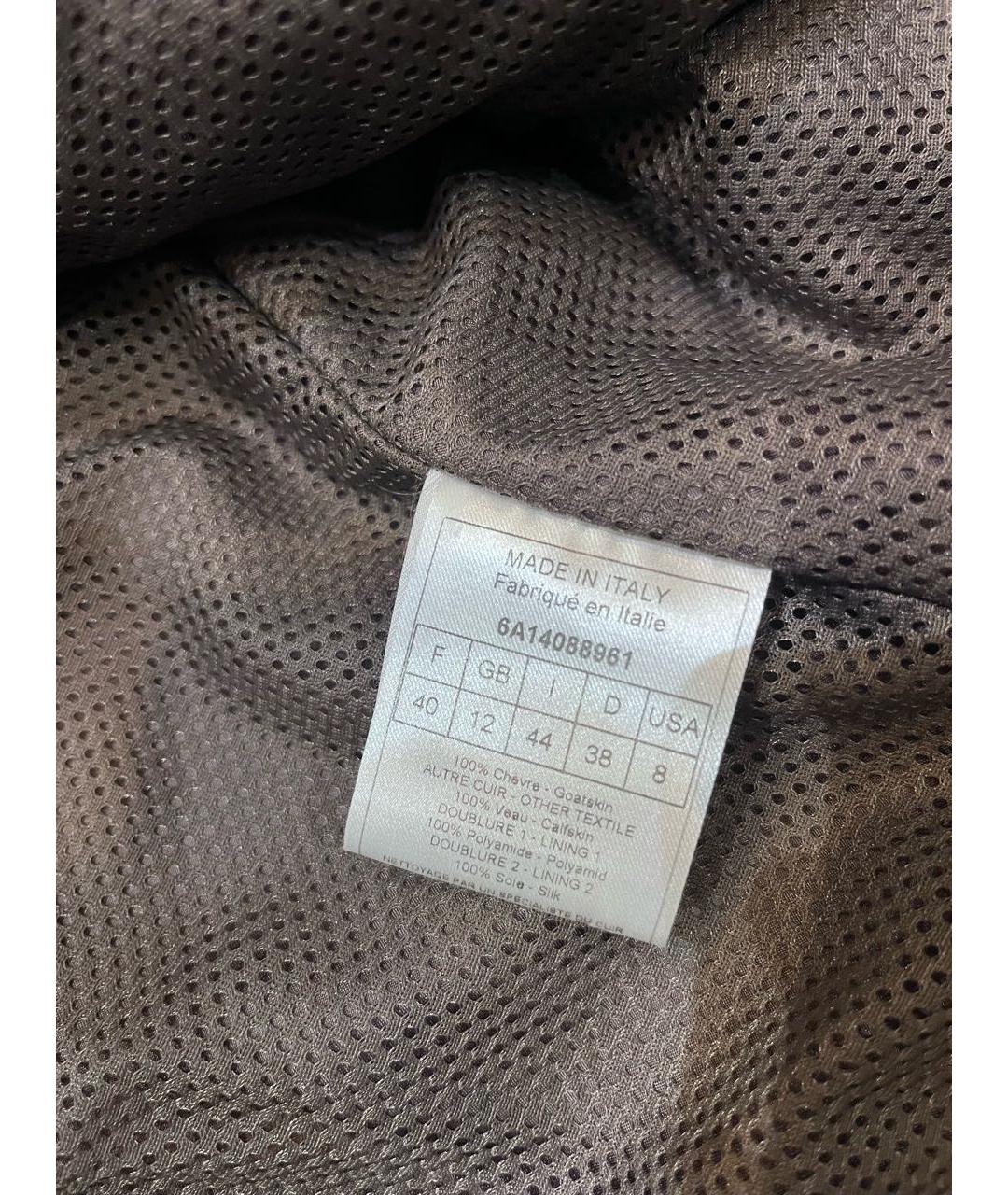 CHRISTIAN DIOR Мульти тренч/плащ из экзотической кожи, фото 4