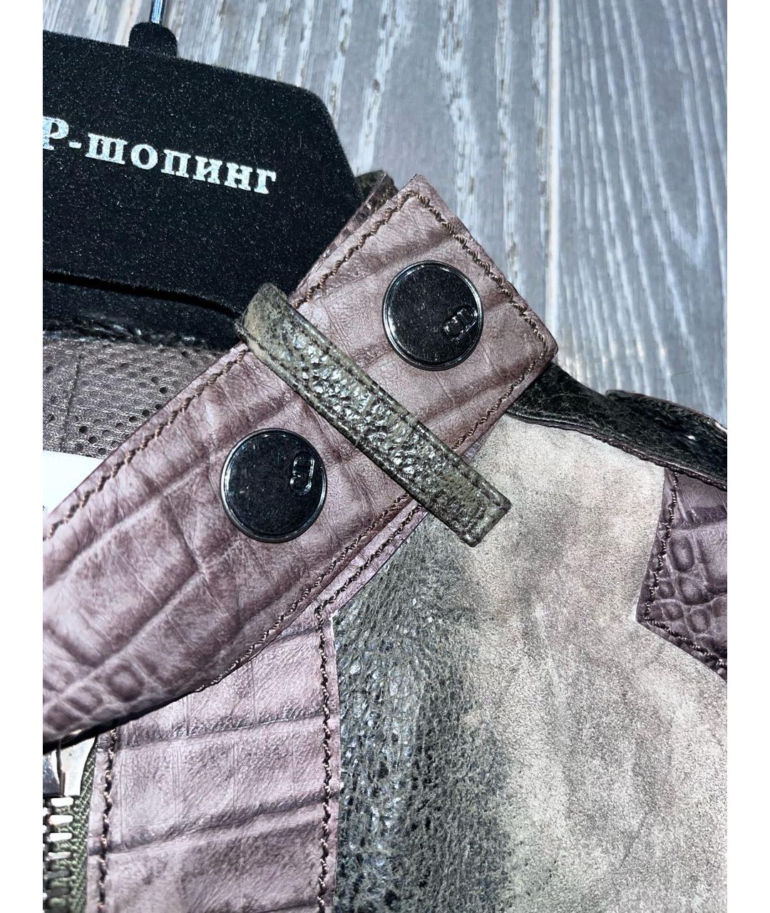 CHRISTIAN DIOR Мульти тренч/плащ из экзотической кожи, фото 6