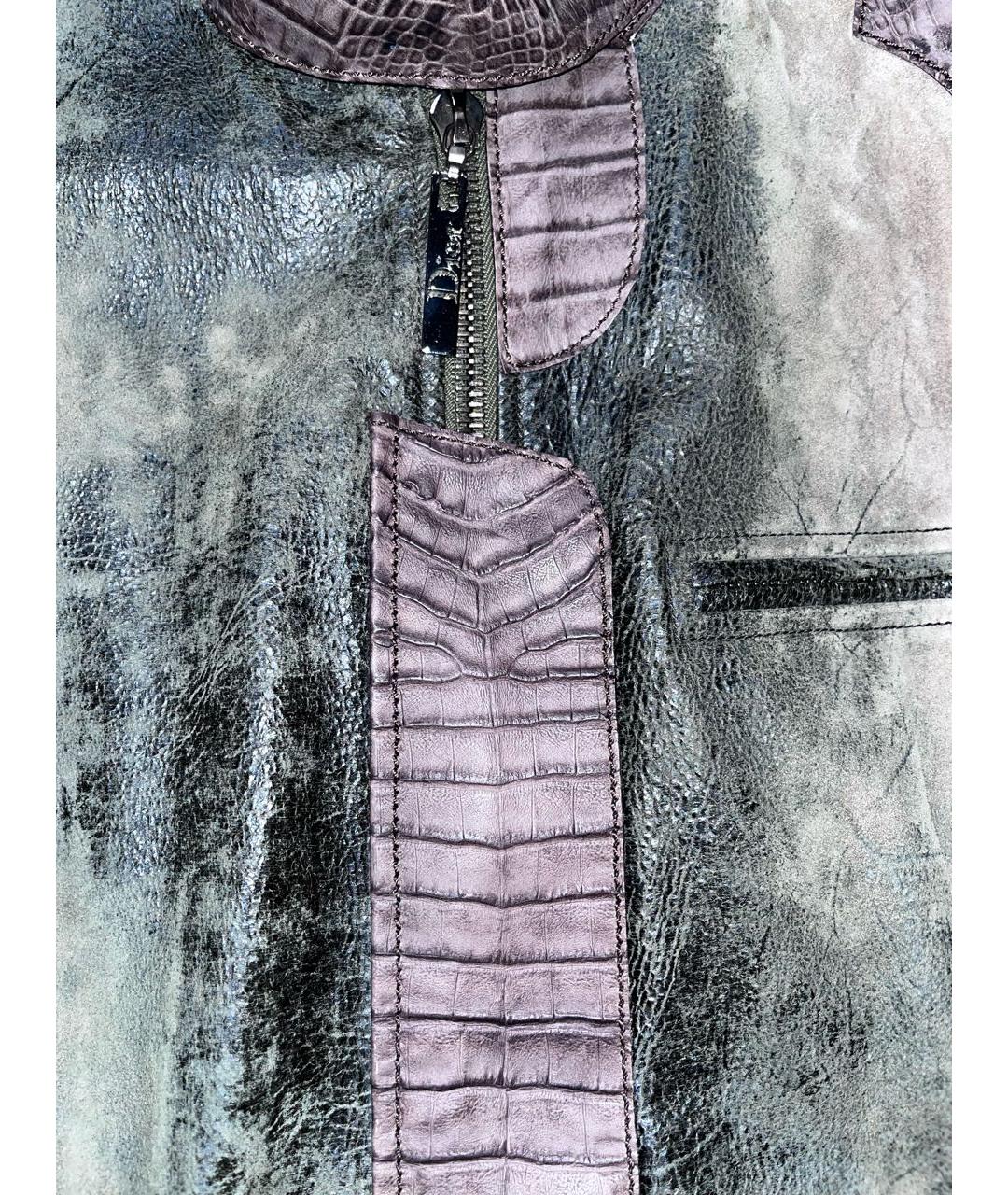 CHRISTIAN DIOR Мульти тренч/плащ из экзотической кожи, фото 8