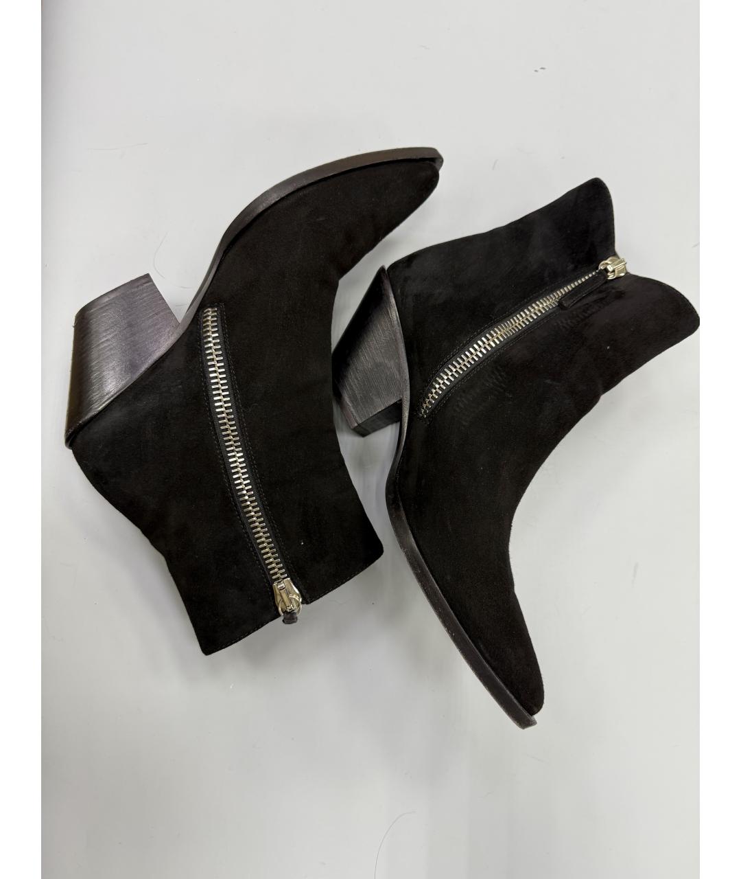 GIUSEPPE ZANOTTI DESIGN Черные замшевые ботильоны, фото 6