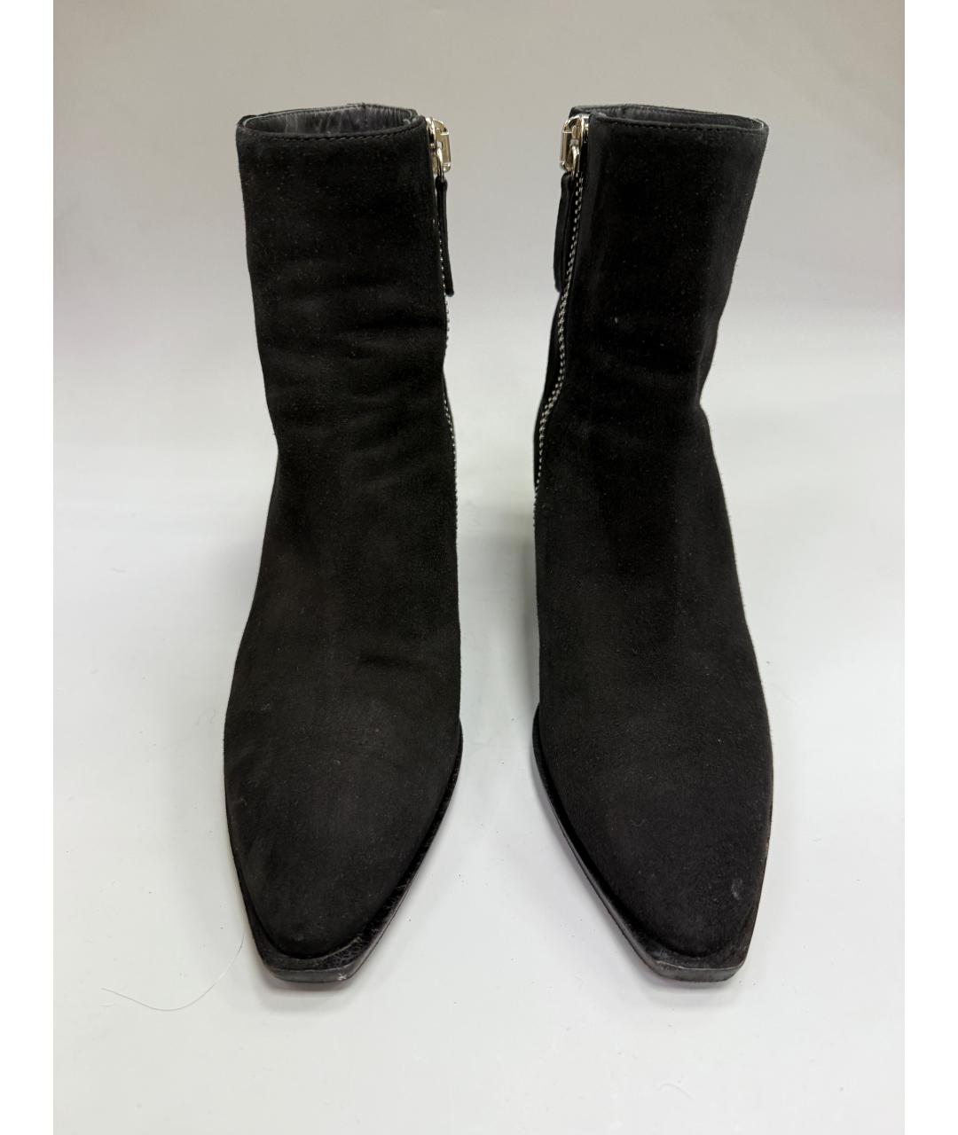 GIUSEPPE ZANOTTI DESIGN Черные замшевые ботильоны, фото 4