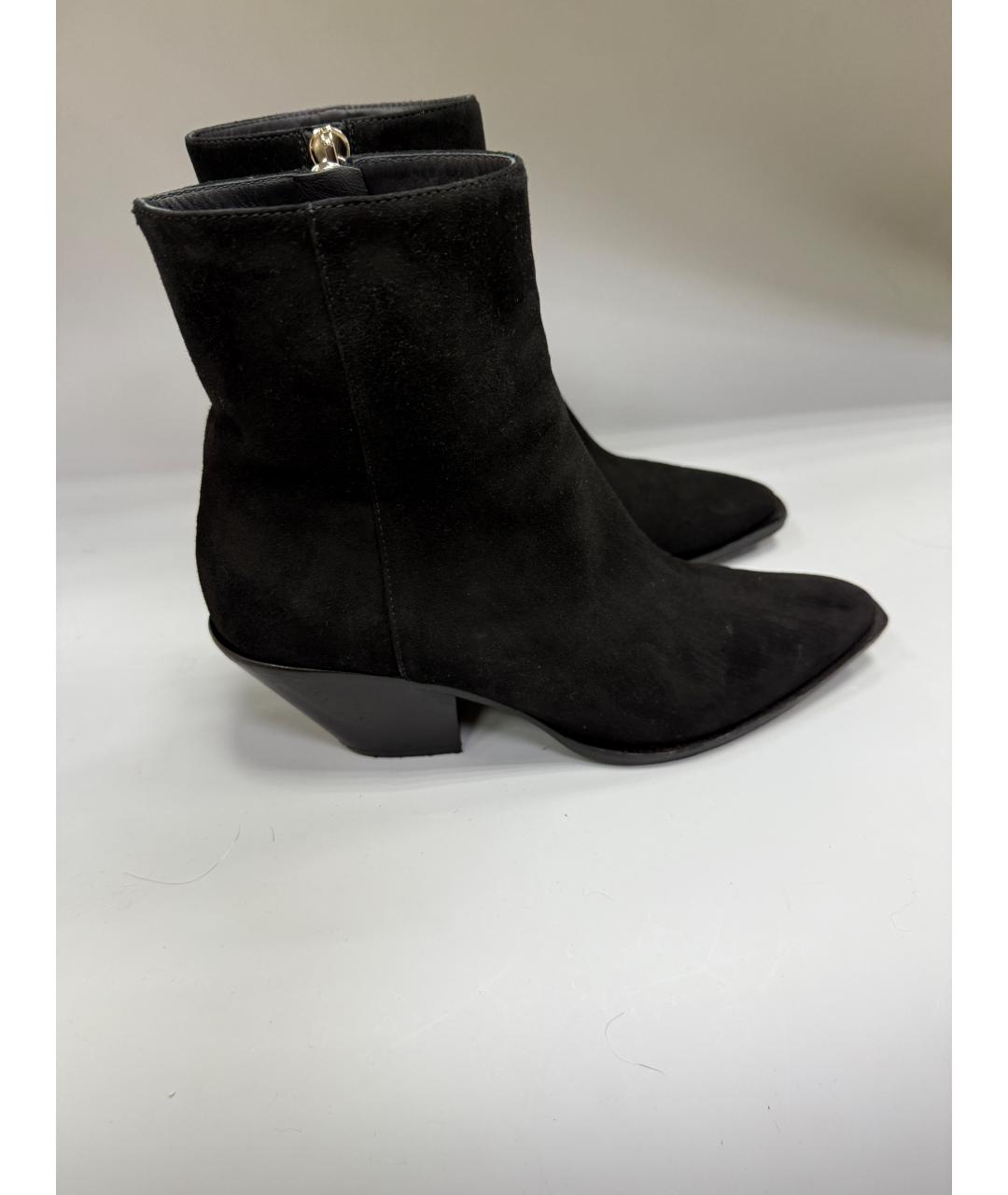 GIUSEPPE ZANOTTI DESIGN Черные замшевые ботильоны, фото 2