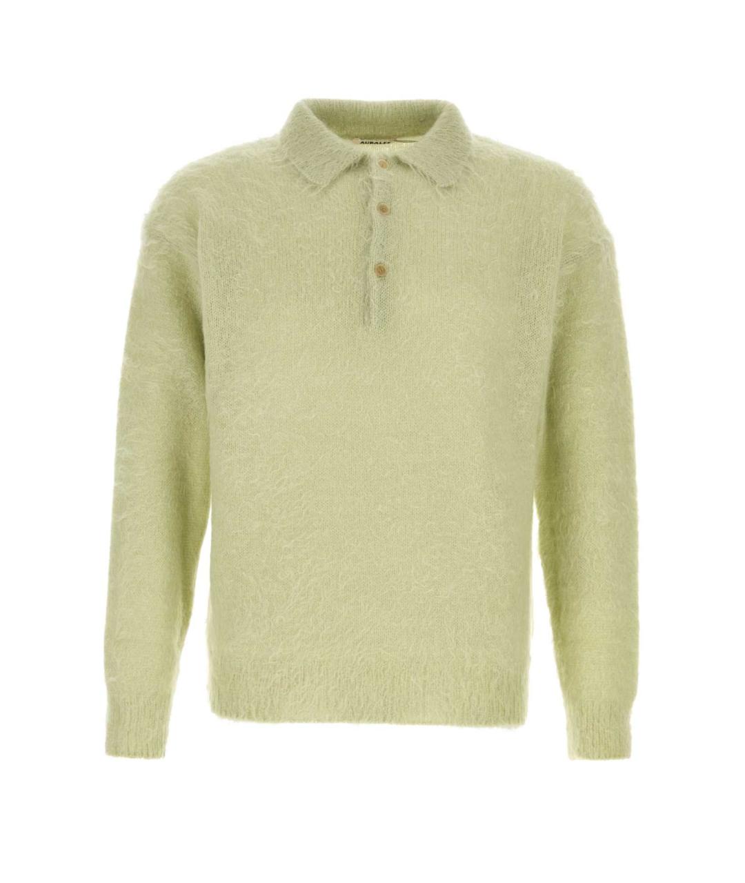 AURALEE Зеленый шерстяной джемпер / свитер, фото 1