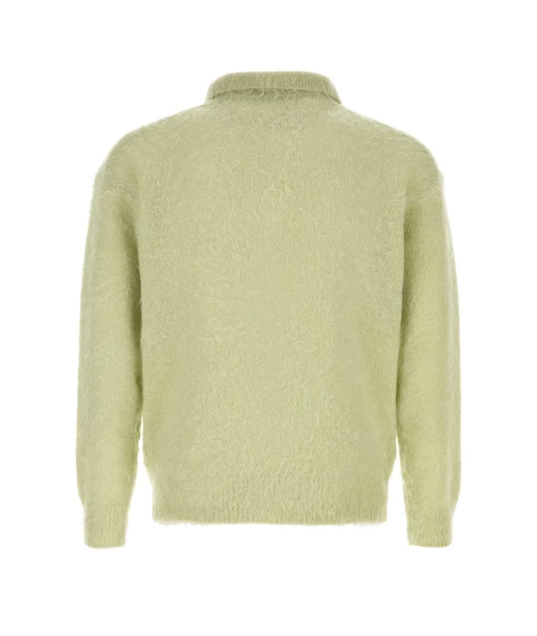 AURALEE Зеленый шерстяной джемпер / свитер, фото 2