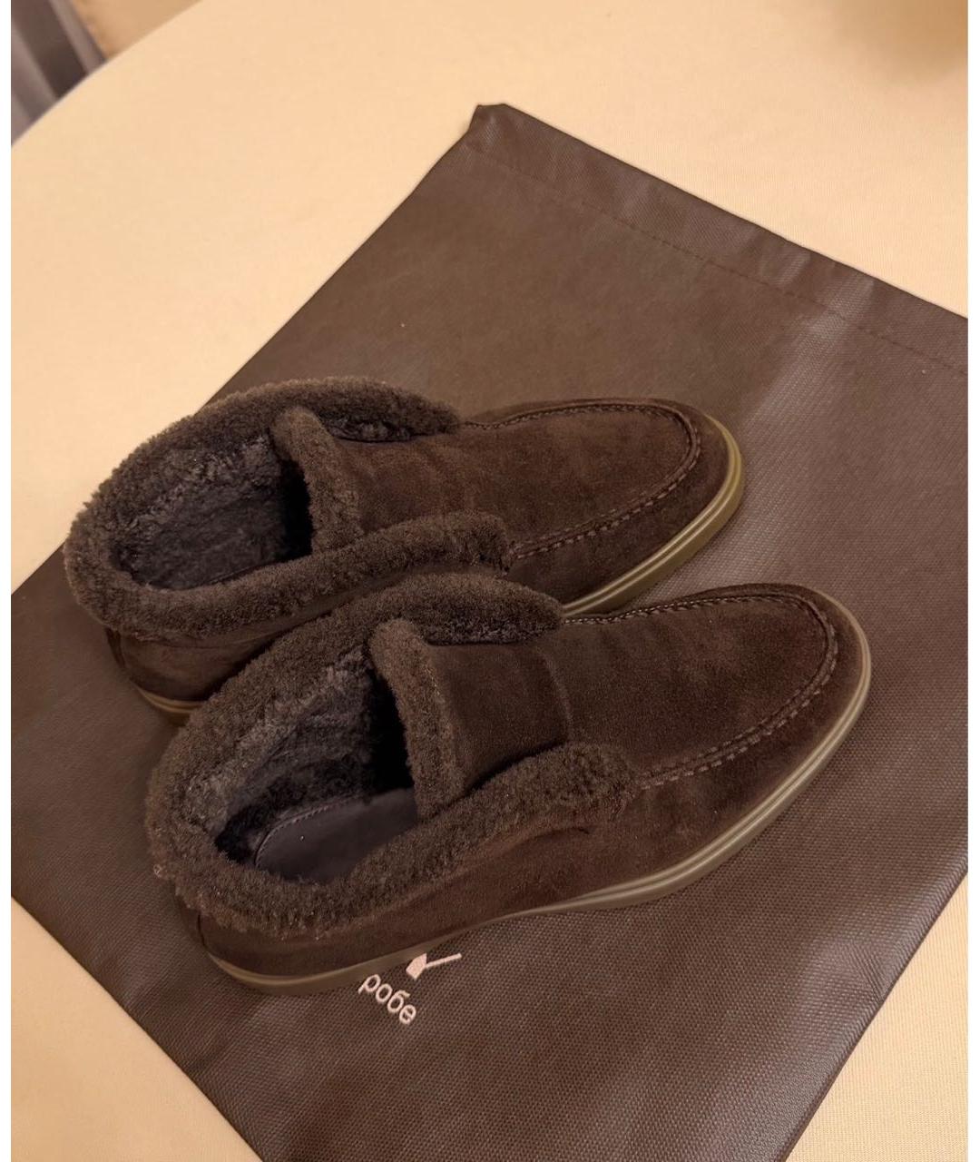 SANTONI Коричневые замшевые лоферы, фото 3