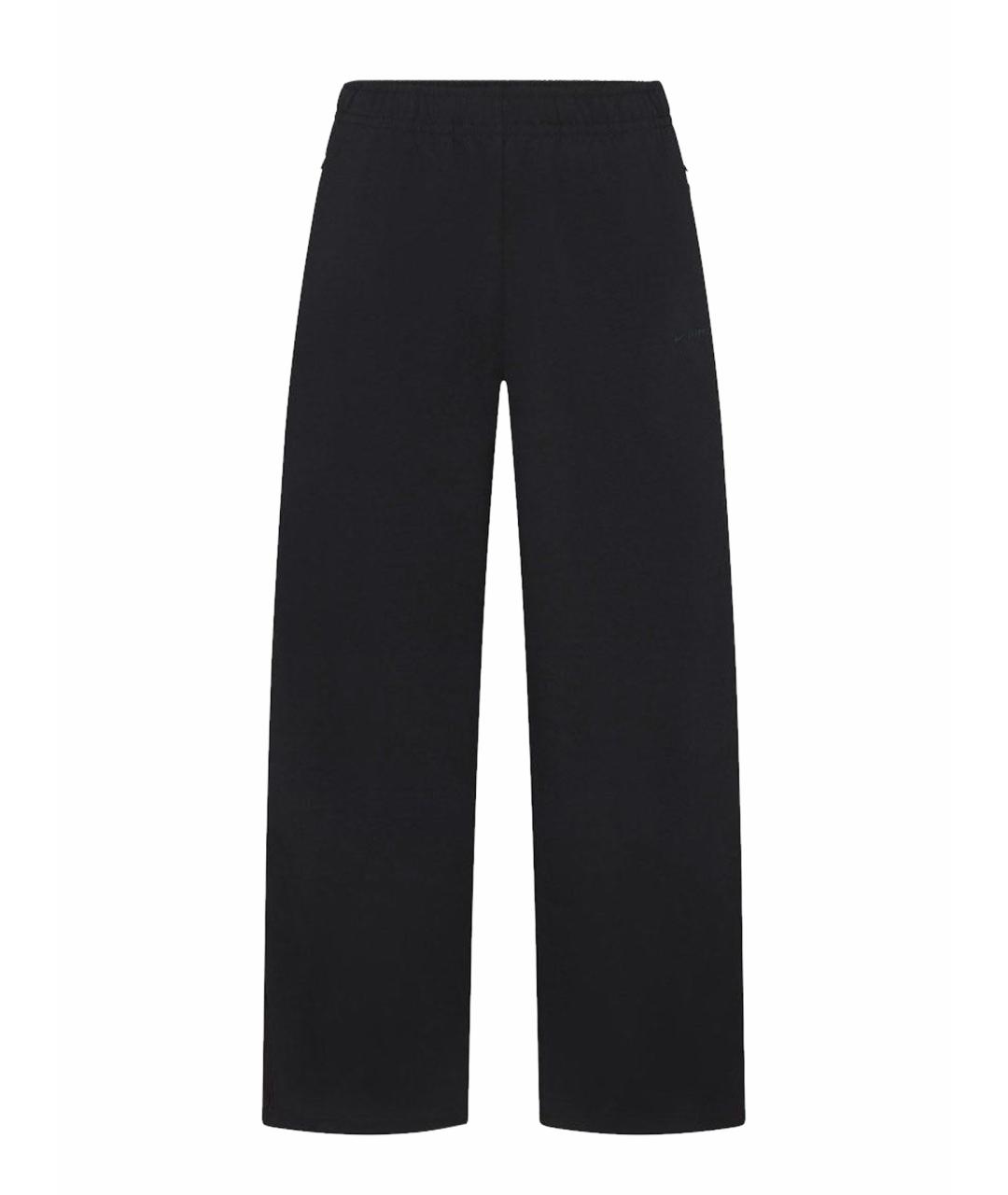 SKIMS Черные хлопко-эластановые спортивные брюки и шорты, фото 1