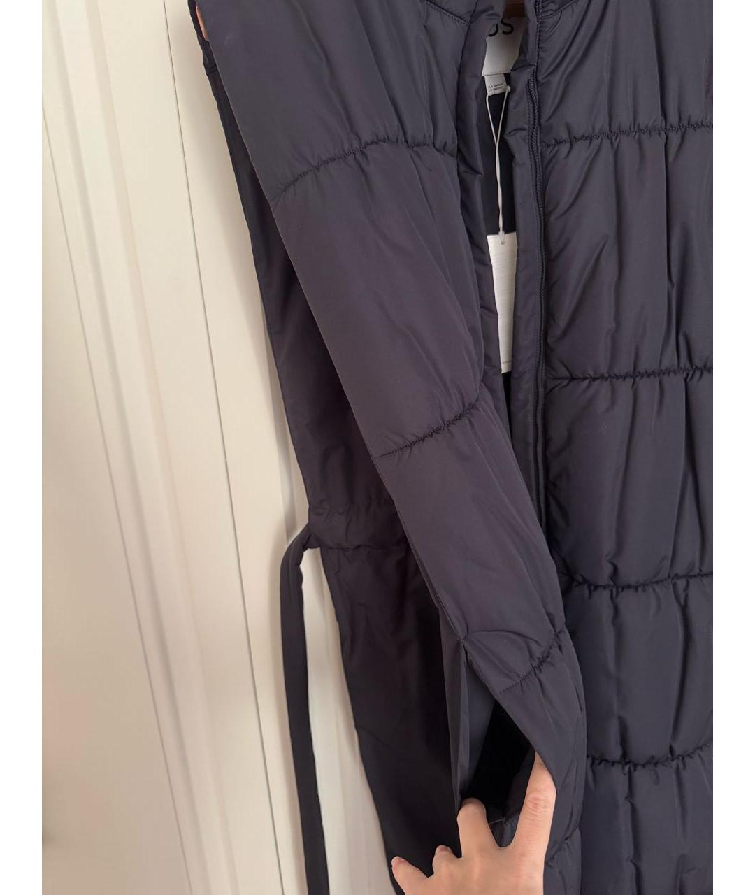 COS Черный полиэстеровый жилет, фото 5