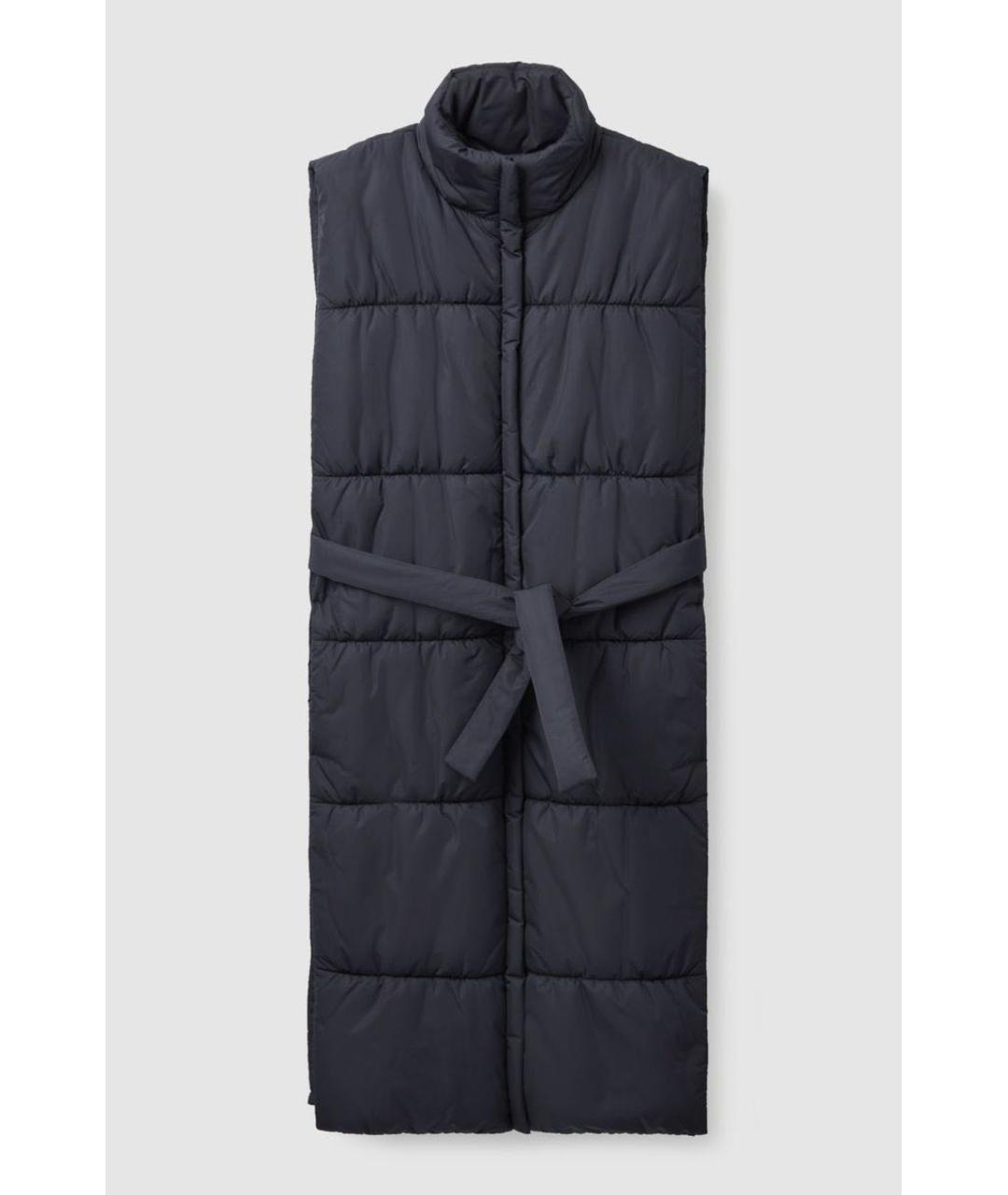 COS Черный полиэстеровый жилет, фото 9