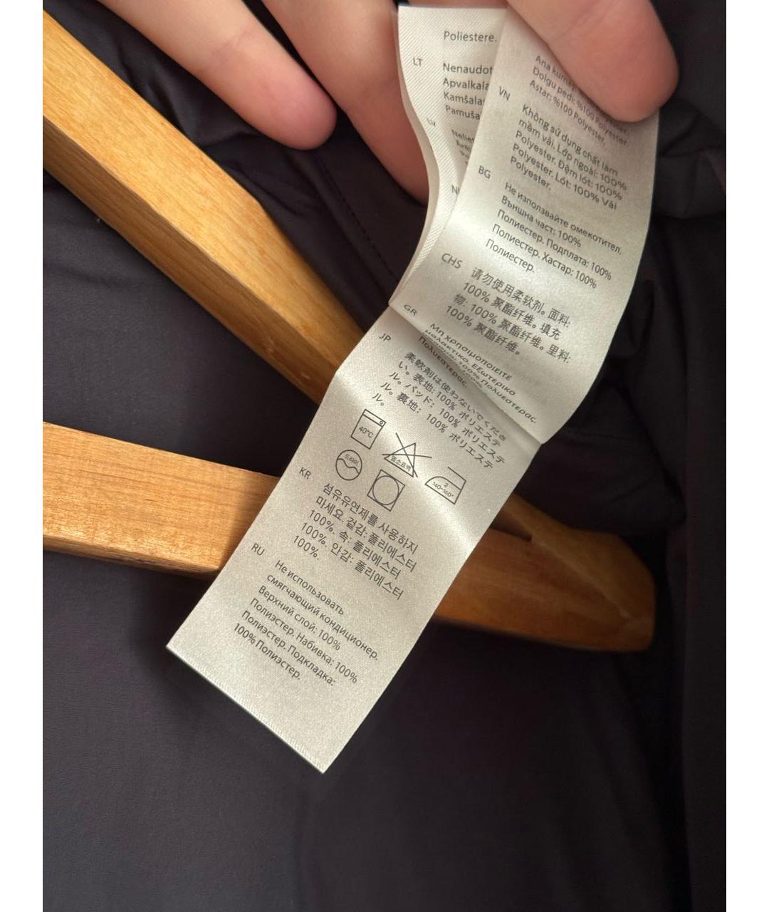 COS Черный полиэстеровый жилет, фото 4