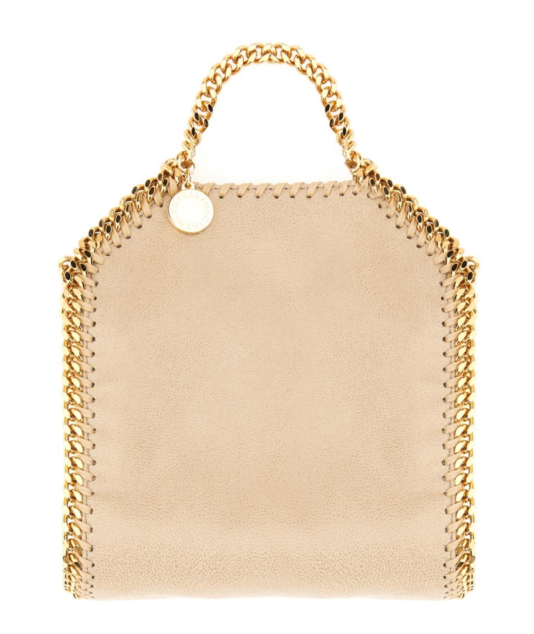 STELLA MCCARTNEY Бежевая сумка тоут из искусственной кожи, фото 1