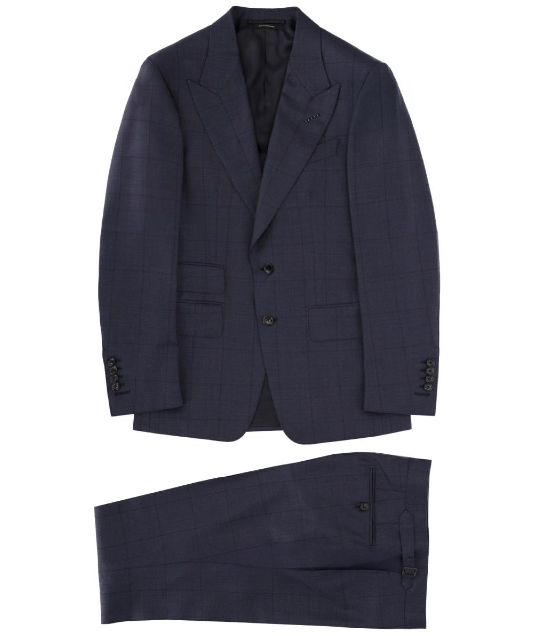 TOM FORD Темно-синий классический костюм, фото 1