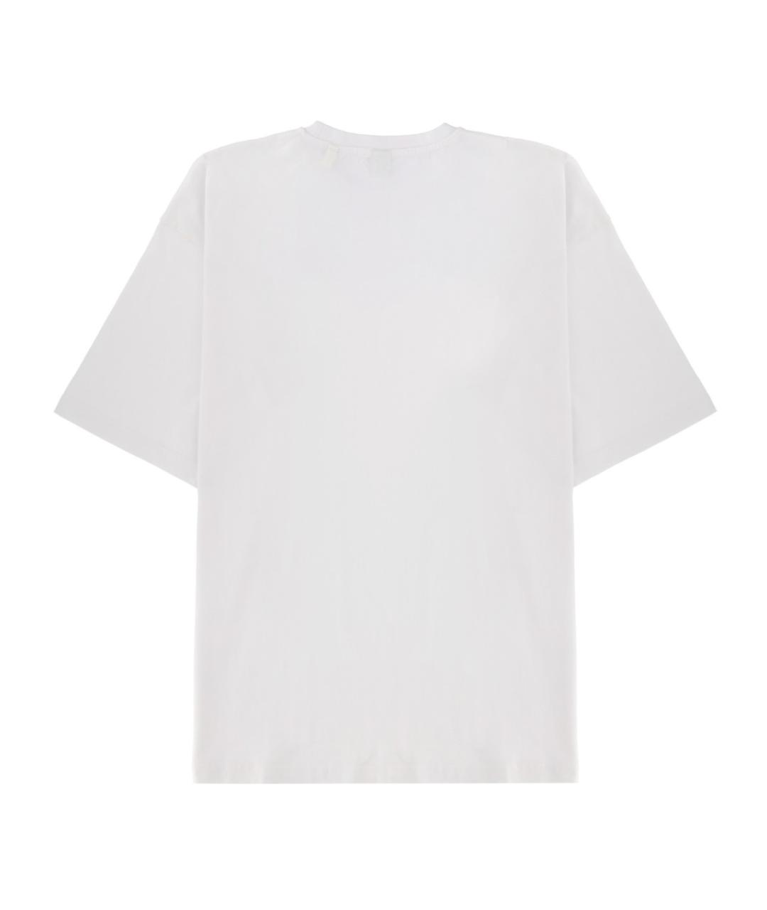 ASPESI Белая хлопковая футболка, фото 2