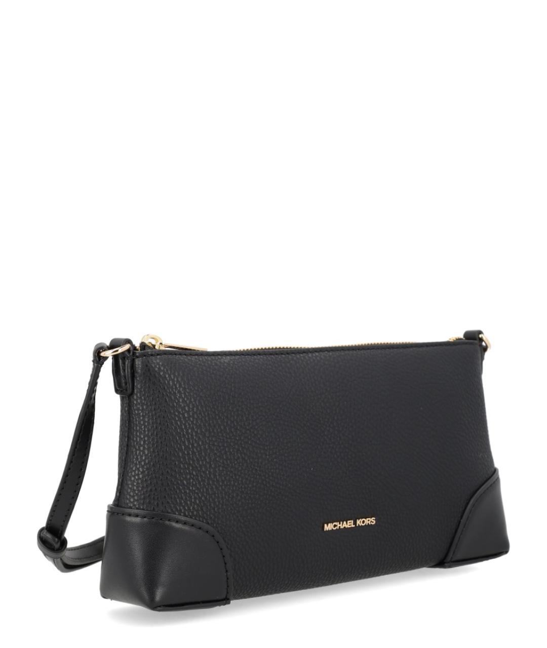MICHAEL KORS Черная сумка через плечо из искусственной кожи, фото 3