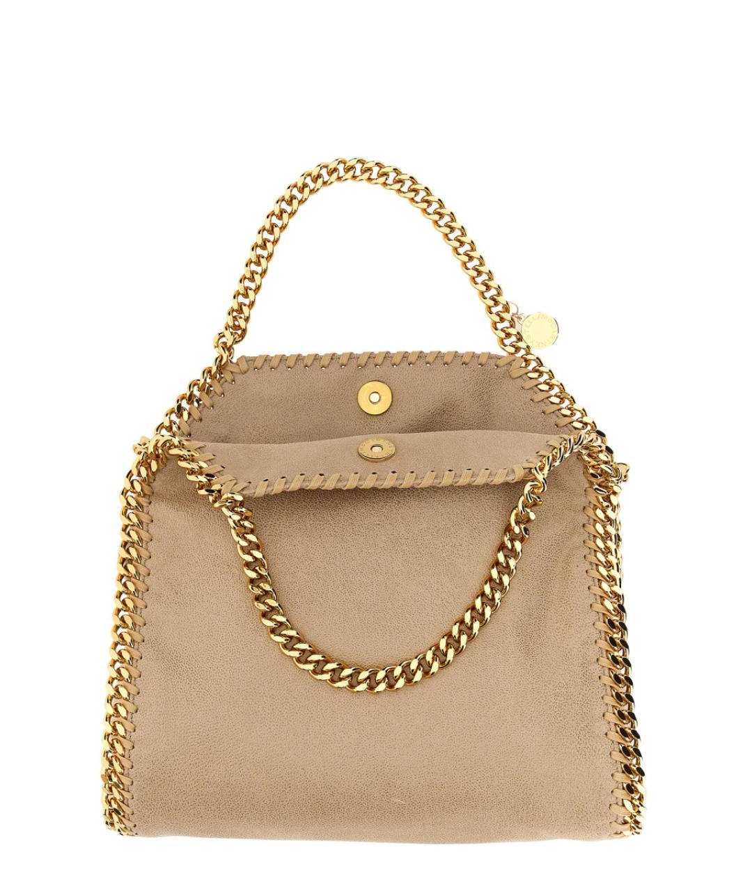 STELLA MCCARTNEY Бежевая сумка тоут из искусственной кожи, фото 4