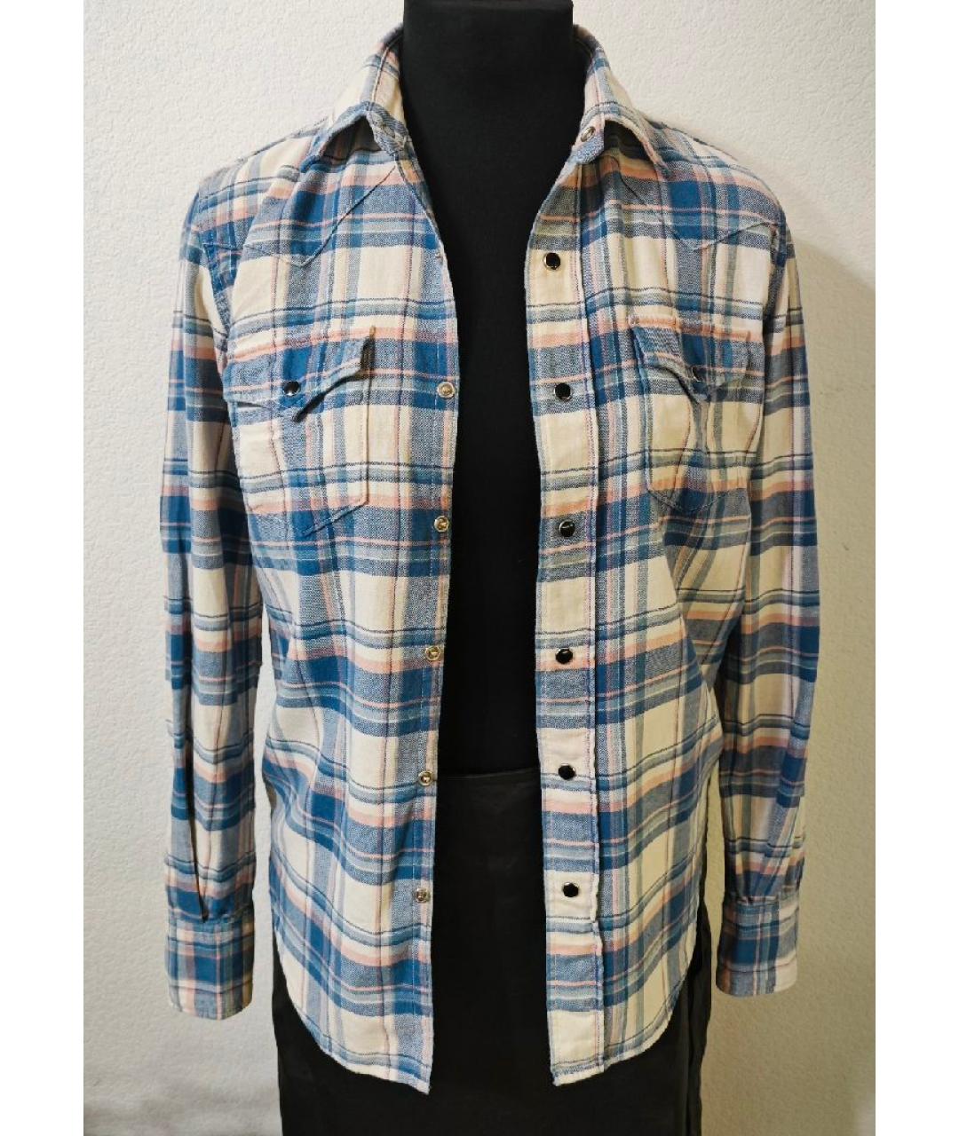 SAINT LAURENT Голубая рубашка, фото 7