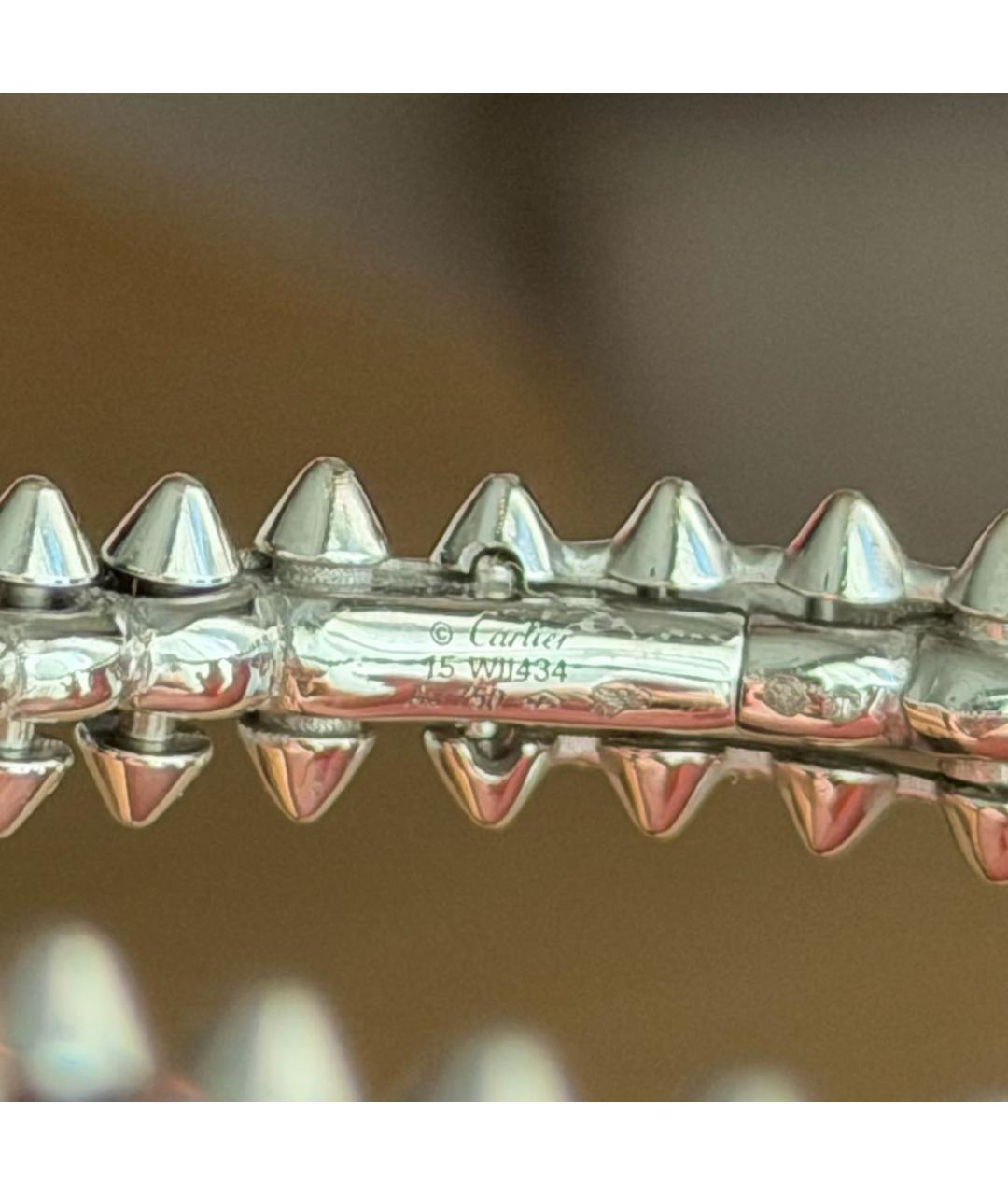 CARTIER Белый браслет из белого золота, фото 5