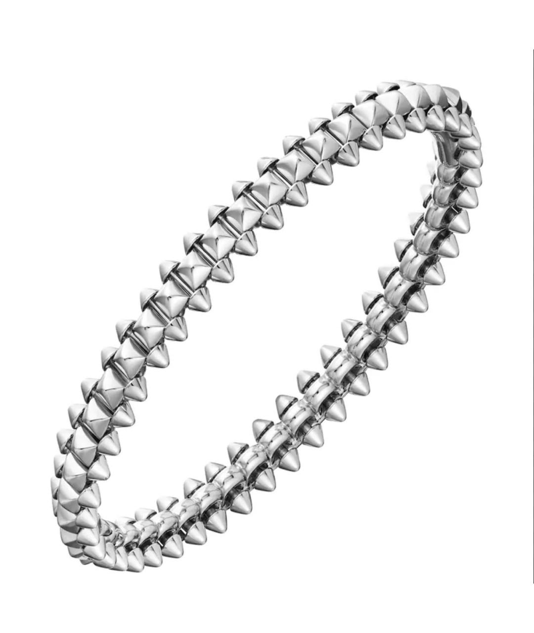 CARTIER Белый браслет из белого золота, фото 8