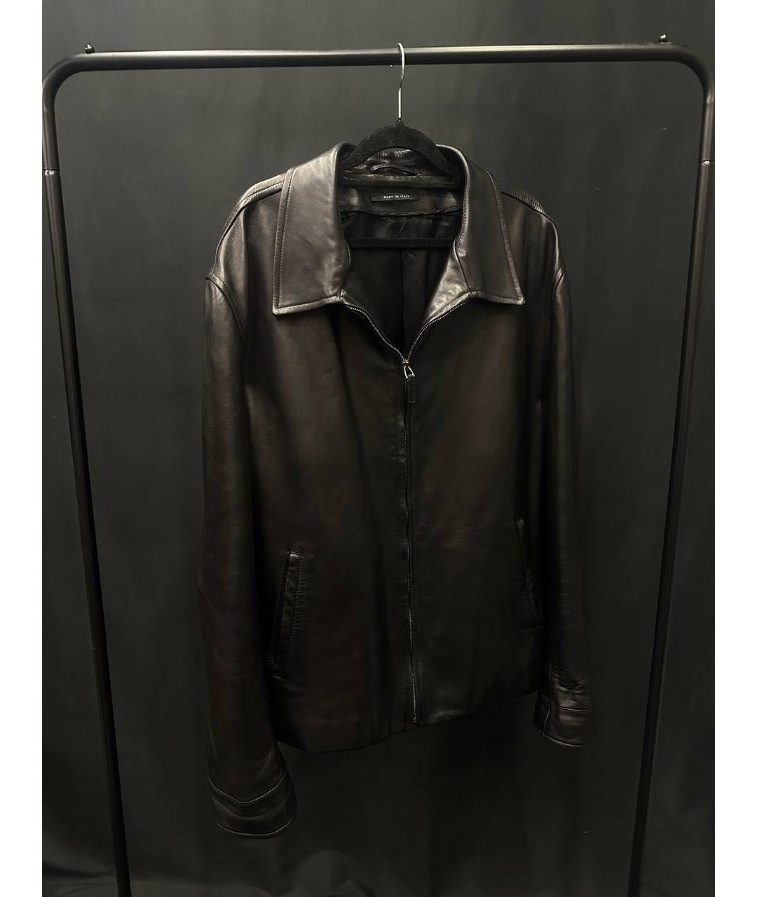 GUCCI Черная кожаная куртка, фото 8