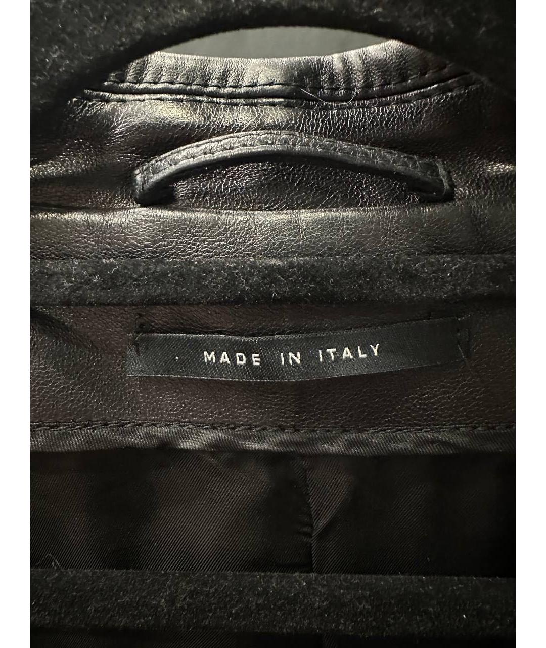 GUCCI Черная кожаная куртка, фото 3