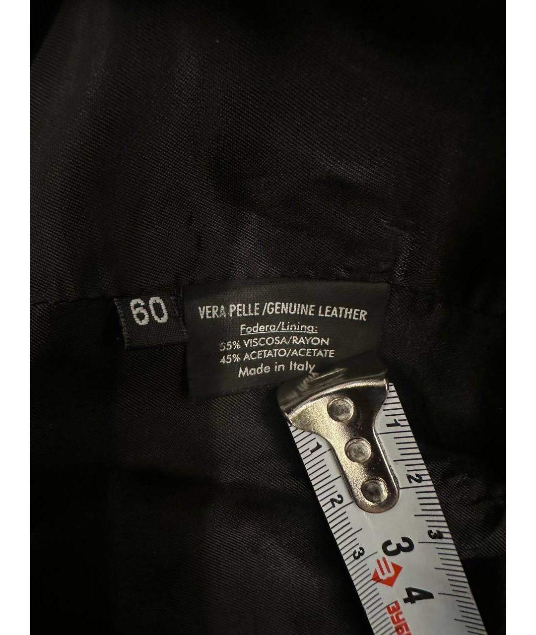 GUCCI Черная кожаная куртка, фото 5