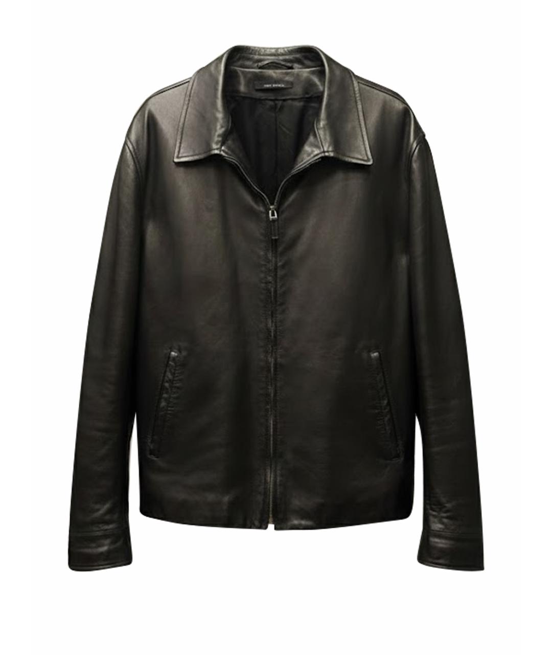GUCCI Черная кожаная куртка, фото 1