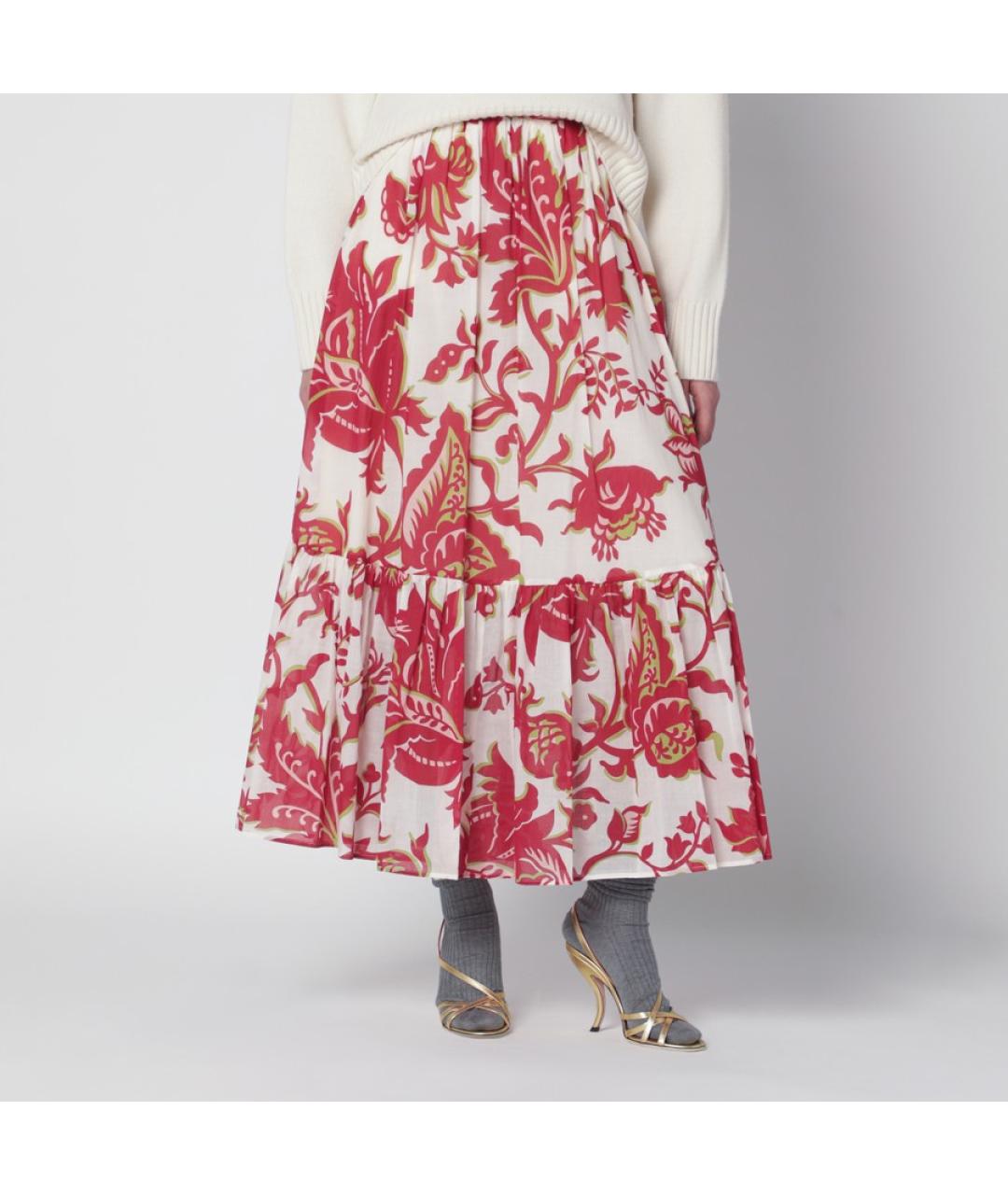ETRO Мульти хлопковая юбка миди, фото 3