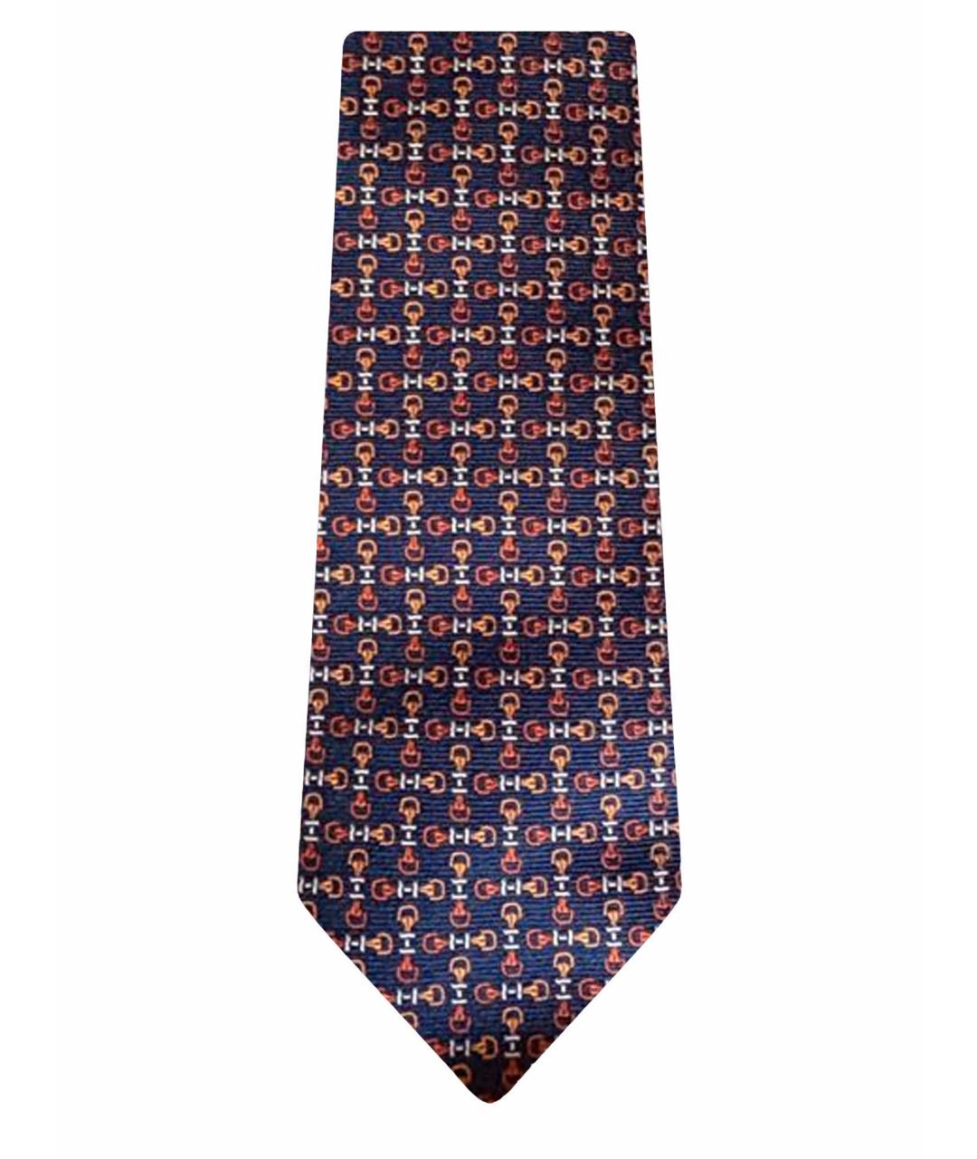 HERMES Мульти шелковый галстук, фото 1