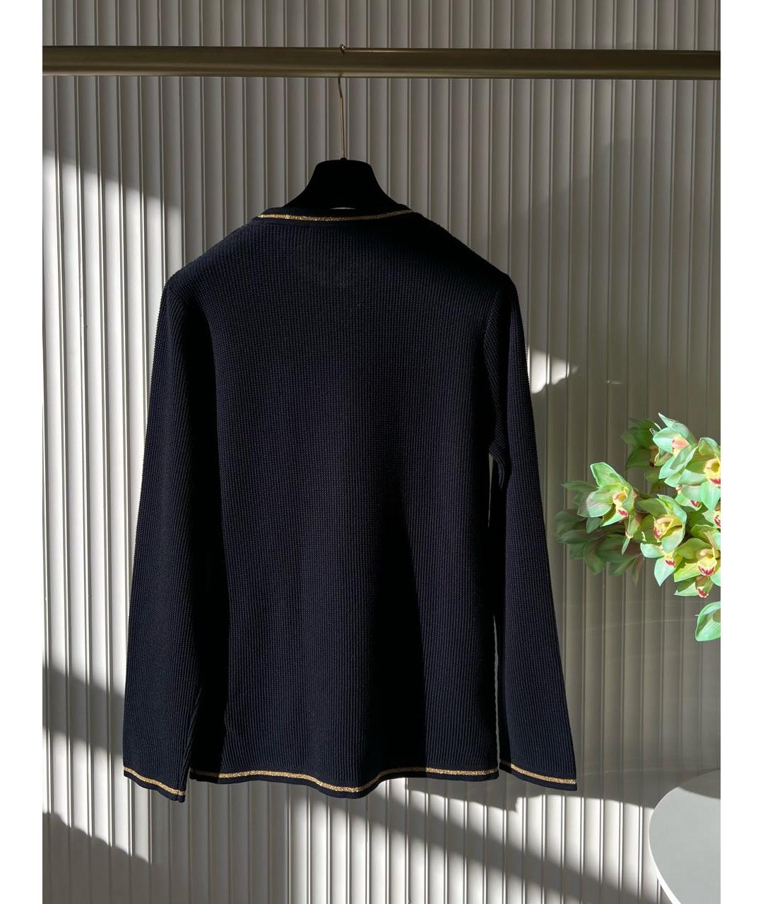 GUCCI Темно-синий джемпер / свитер, фото 3