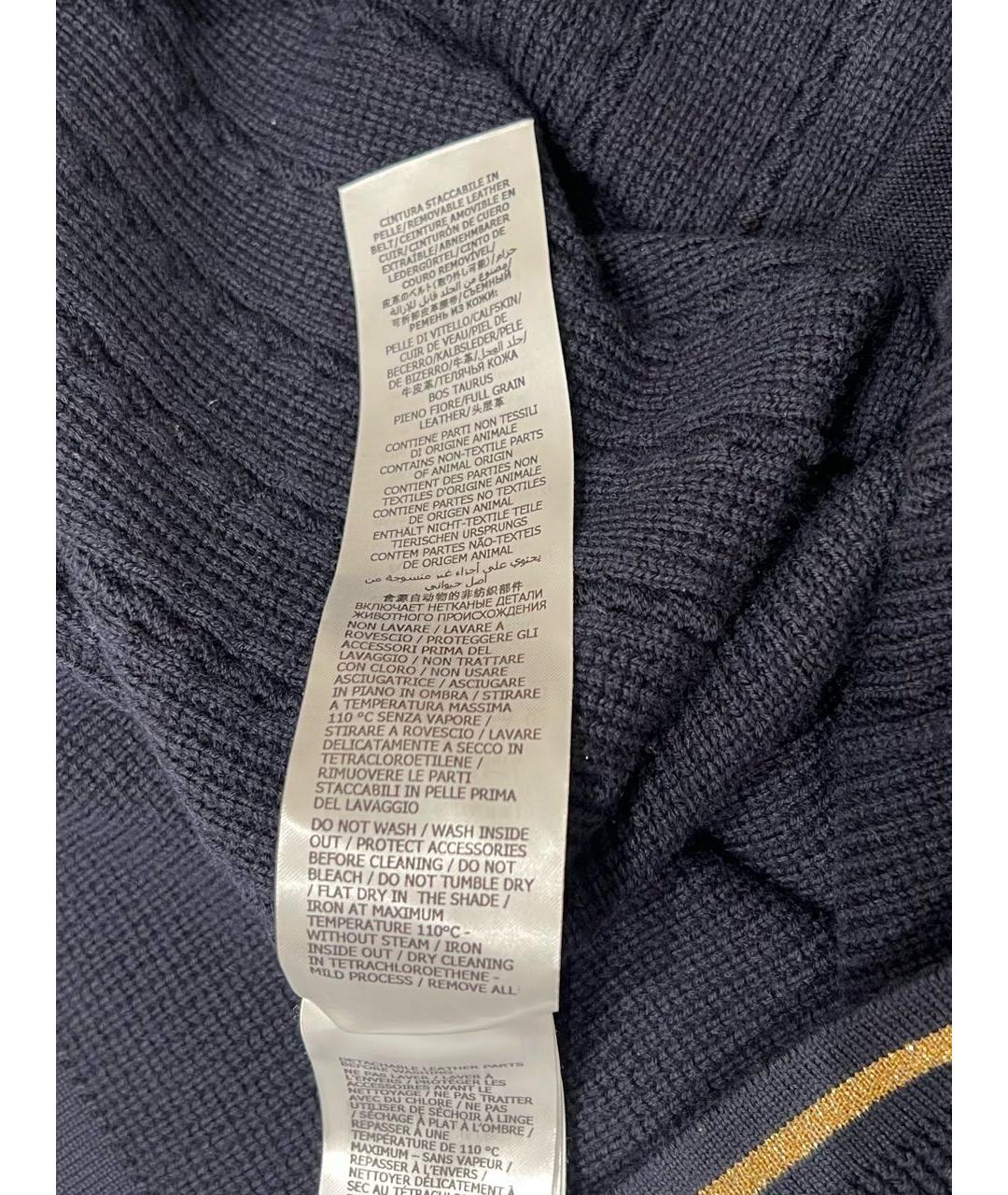 GUCCI Темно-синий джемпер / свитер, фото 8