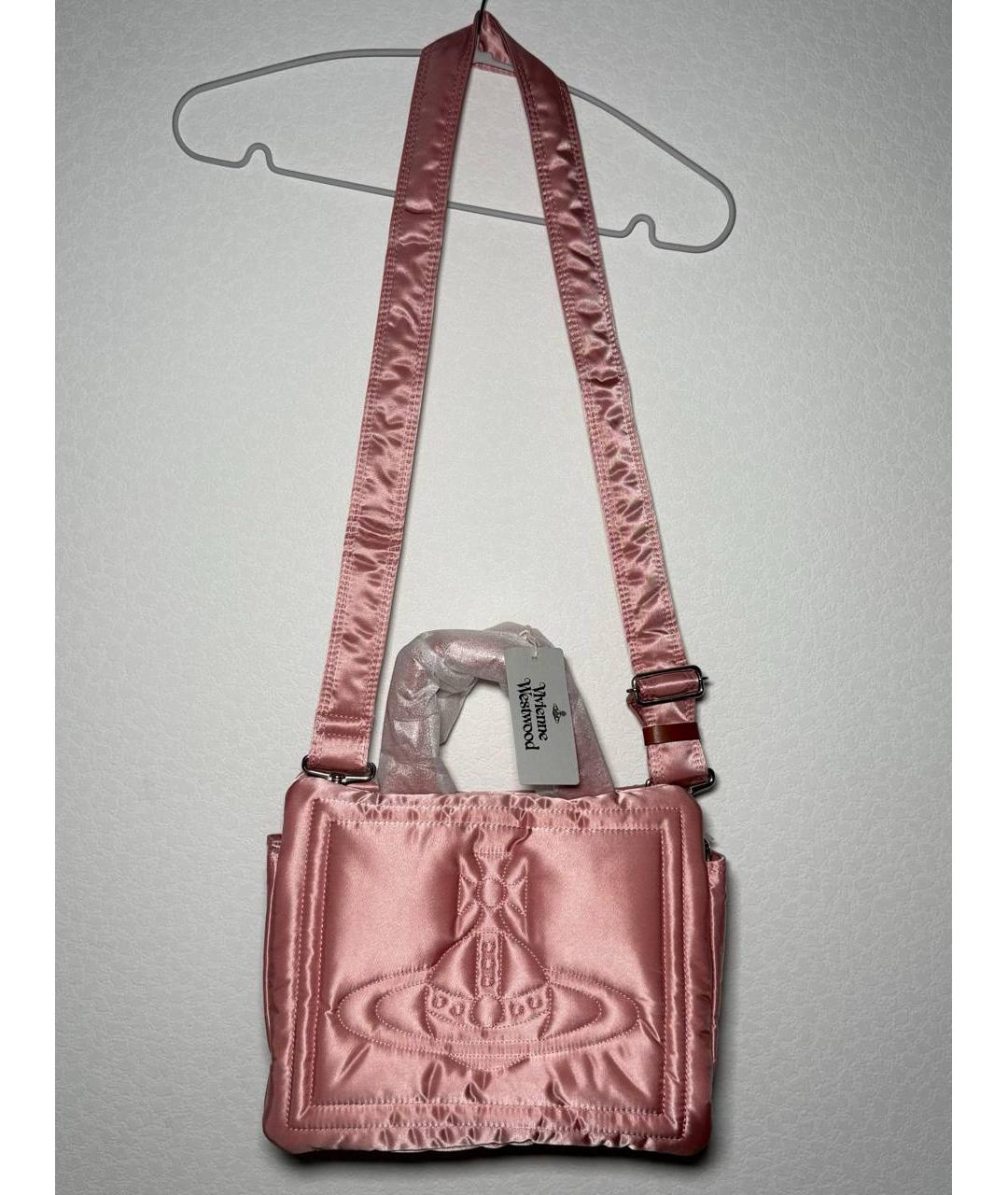 VIVIENNE WESTWOOD Розовая сумка через плечо, фото 10