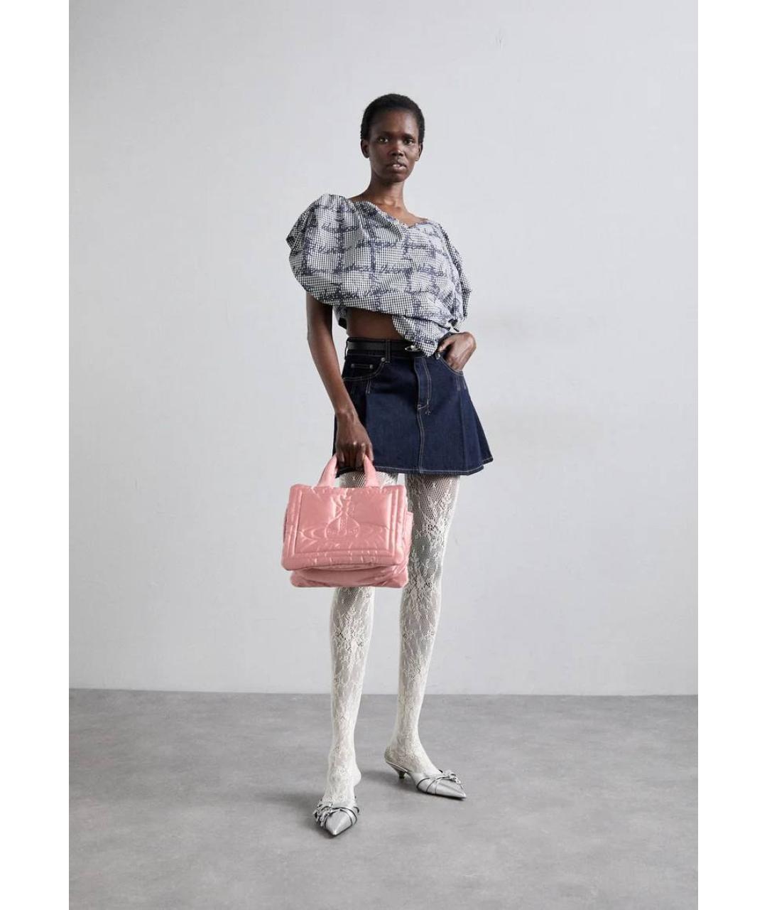 VIVIENNE WESTWOOD Розовая сумка через плечо, фото 7