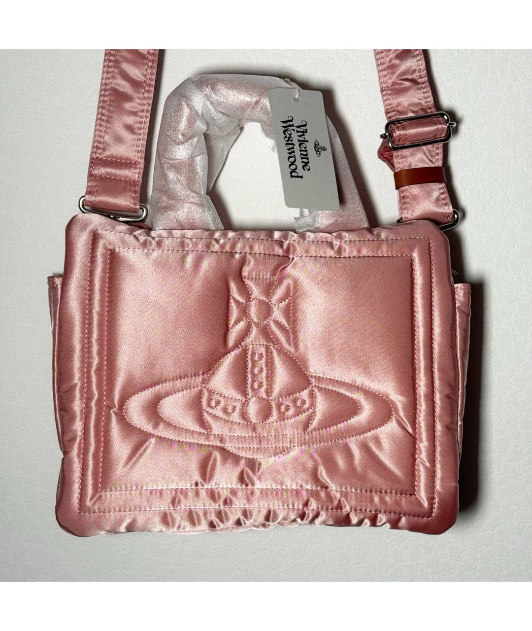 VIVIENNE WESTWOOD Розовая сумка через плечо, фото 4